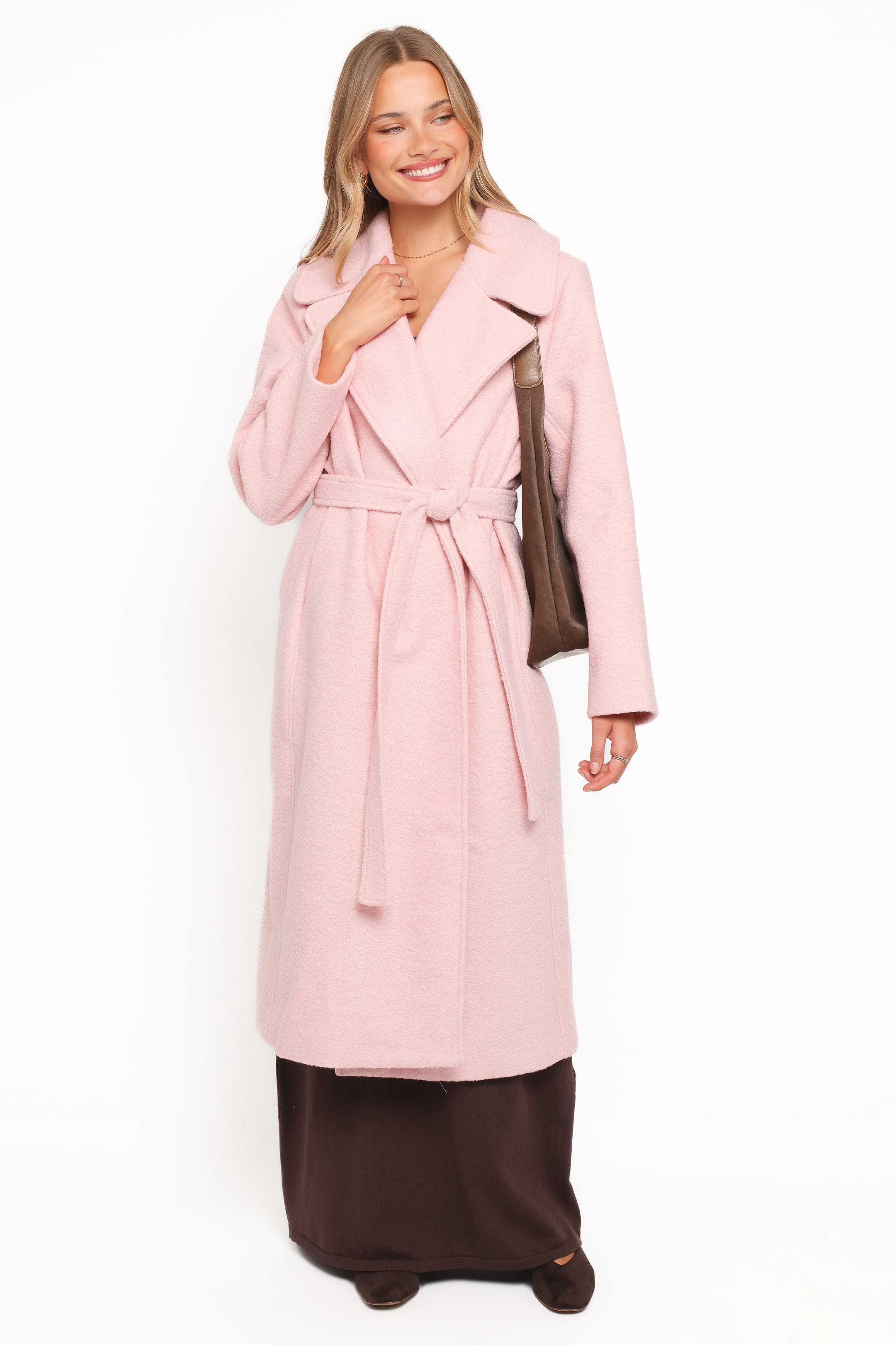 Petal and Pup USA OUTERWEAR Jazzie Boucle Coat - Baby Pink
