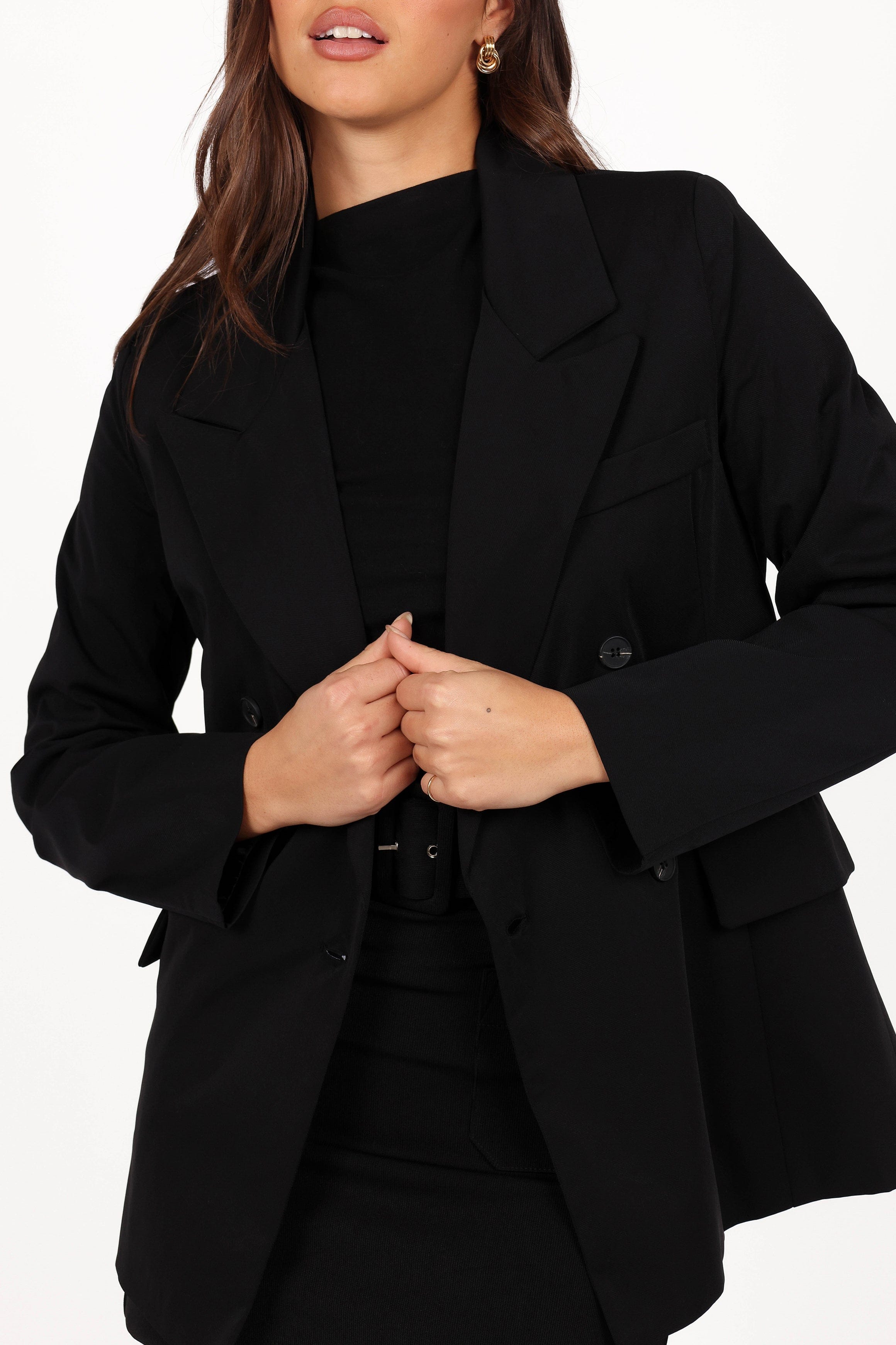Petal and Pup USA OUTERWEAR Juliette Blazer - Black