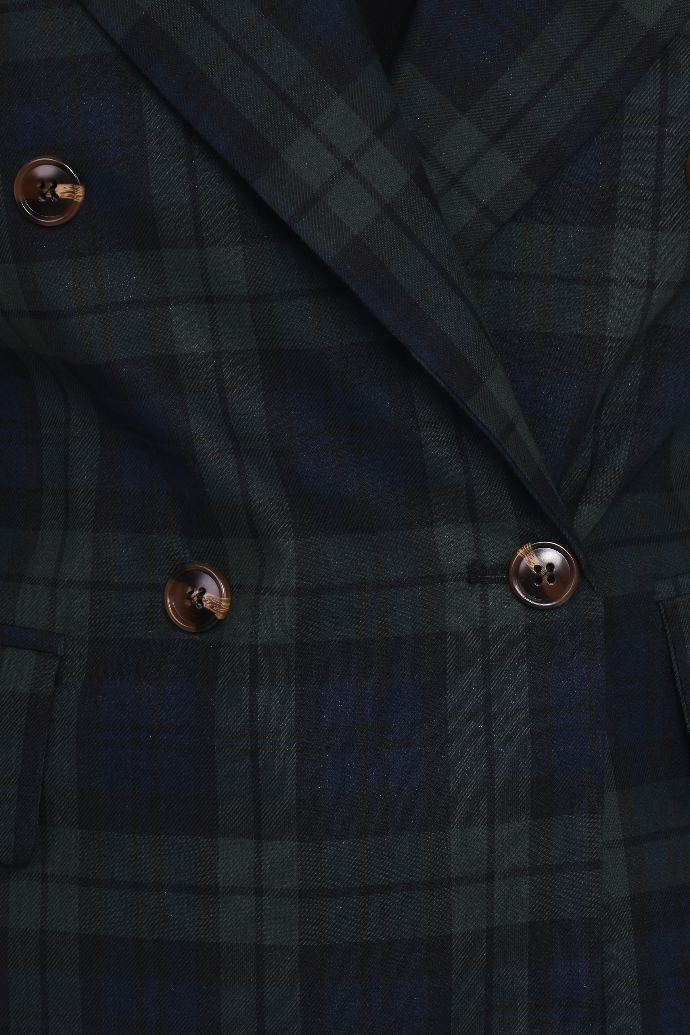 Petal and Pup USA OUTERWEAR Juliette Blazer - Green Plaid