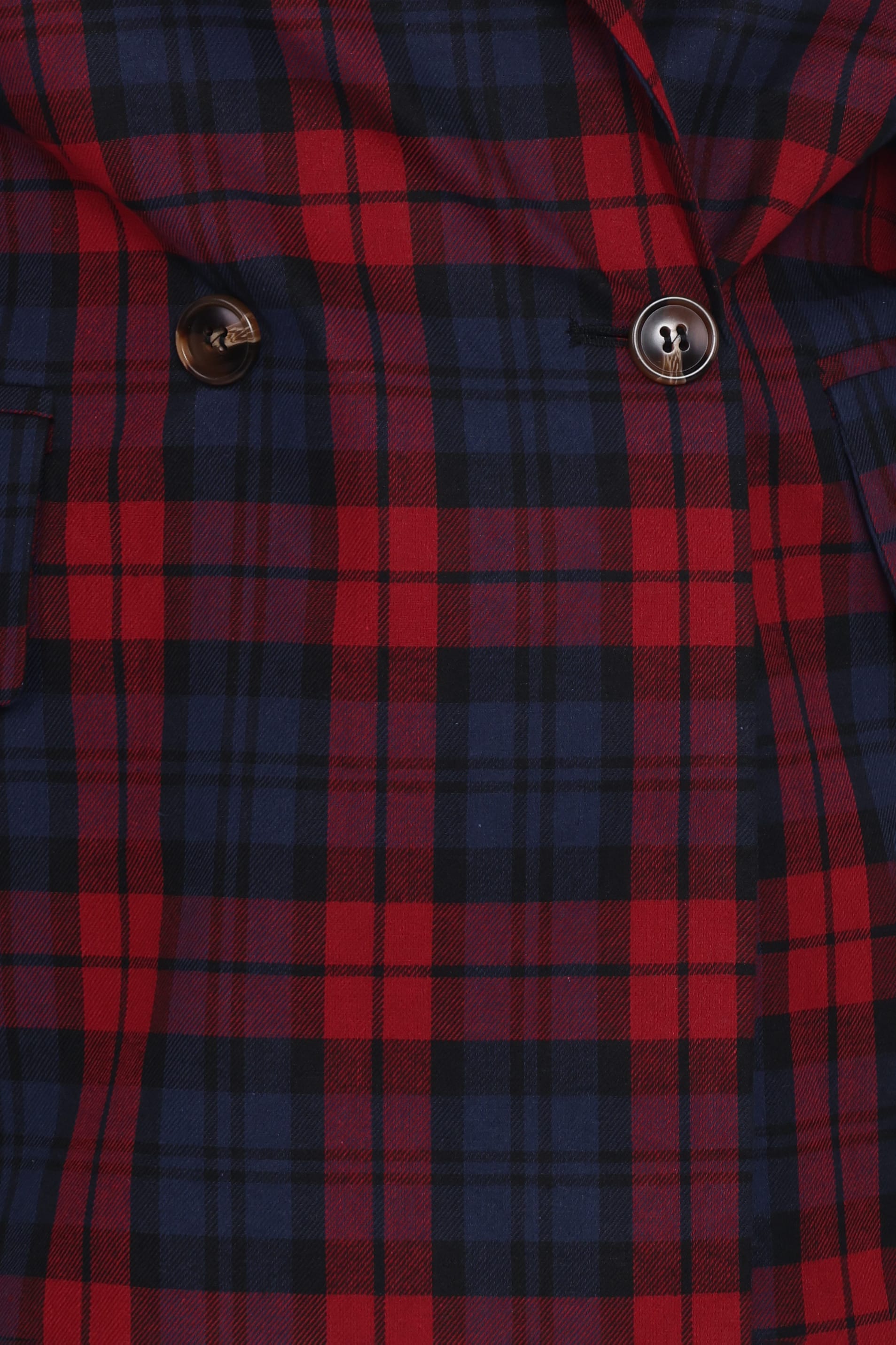 Petal and Pup USA OUTERWEAR Juliette Blazer - Red Plaid
