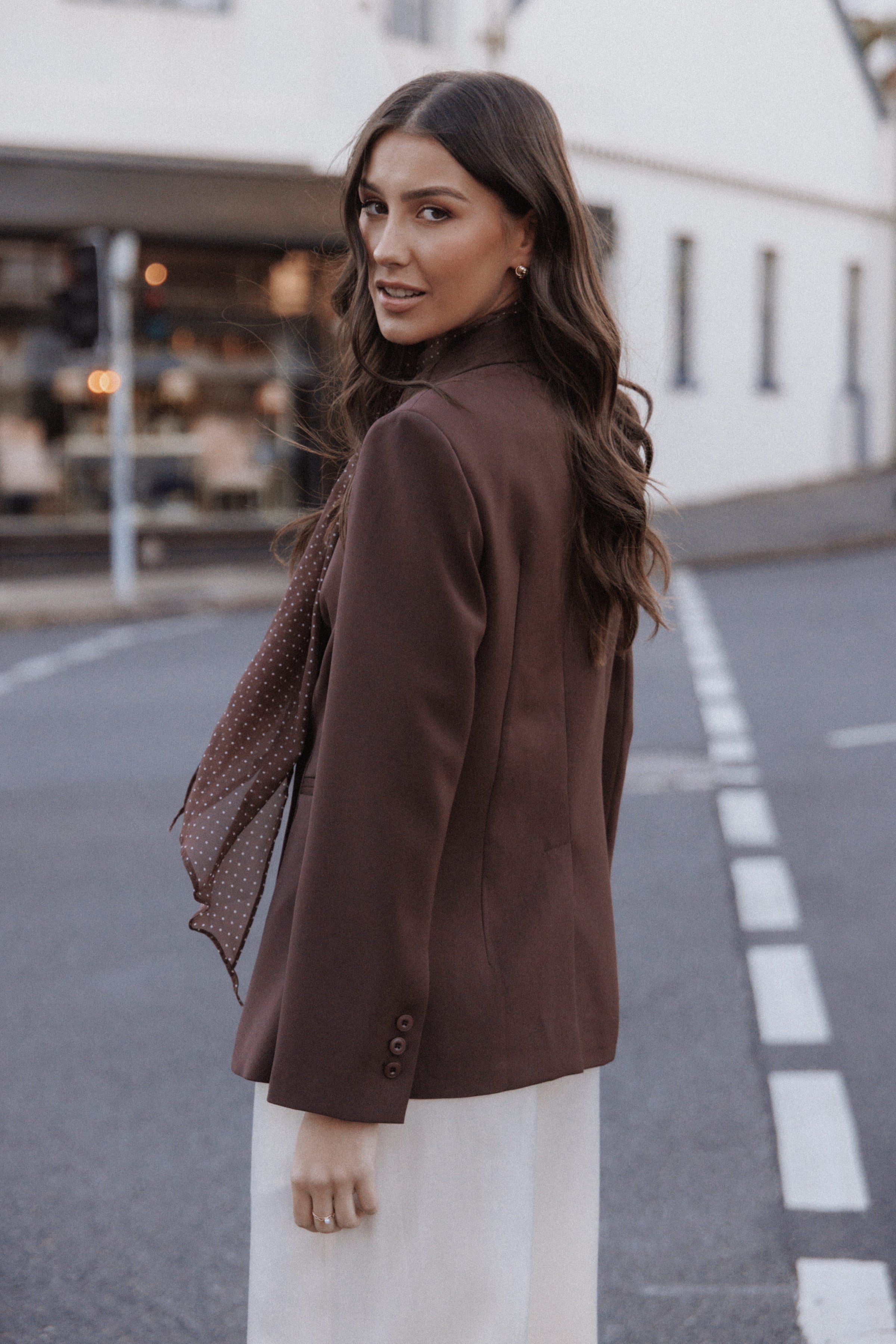 Petal and Pup USA OUTERWEAR Leo Blazer - Chocolate Brown