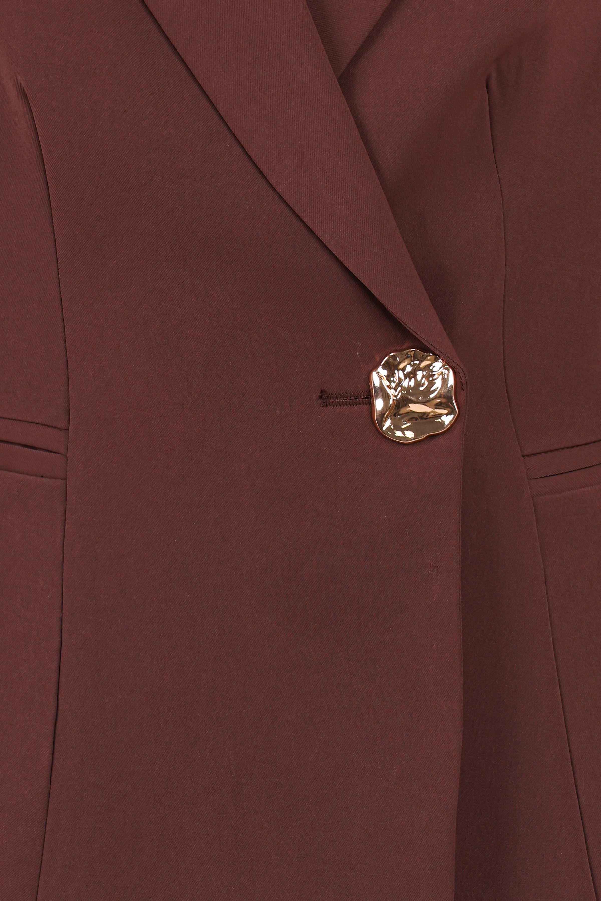 Petal and Pup USA OUTERWEAR Leo Blazer - Chocolate Brown