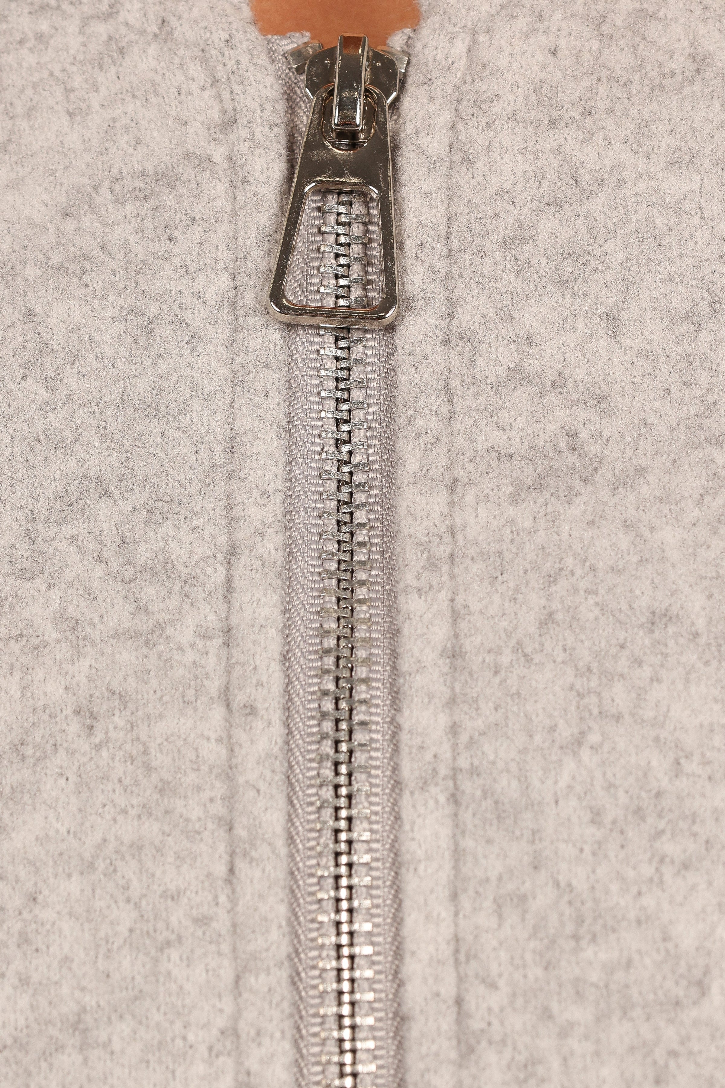 Petal and Pup USA OUTERWEAR Liv Zip Front Jacket - Grey (Hold for Rack)