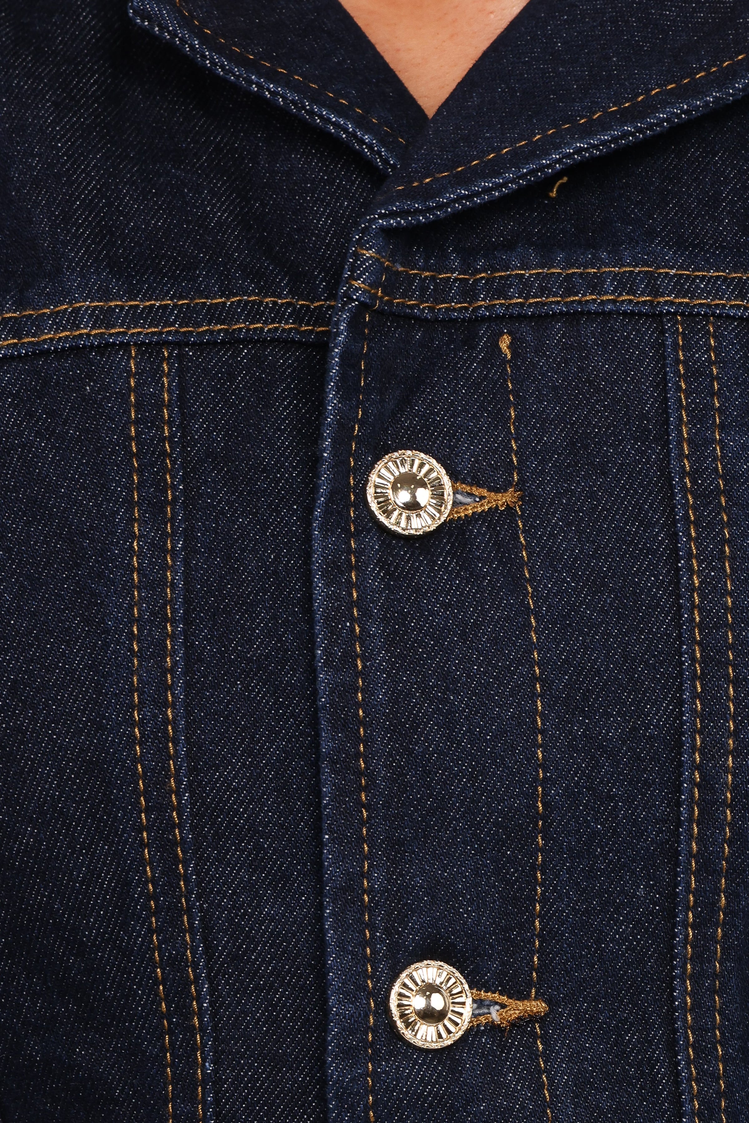 Petal and Pup USA OUTERWEAR Luchia Denim Jacket - Dark Indigo