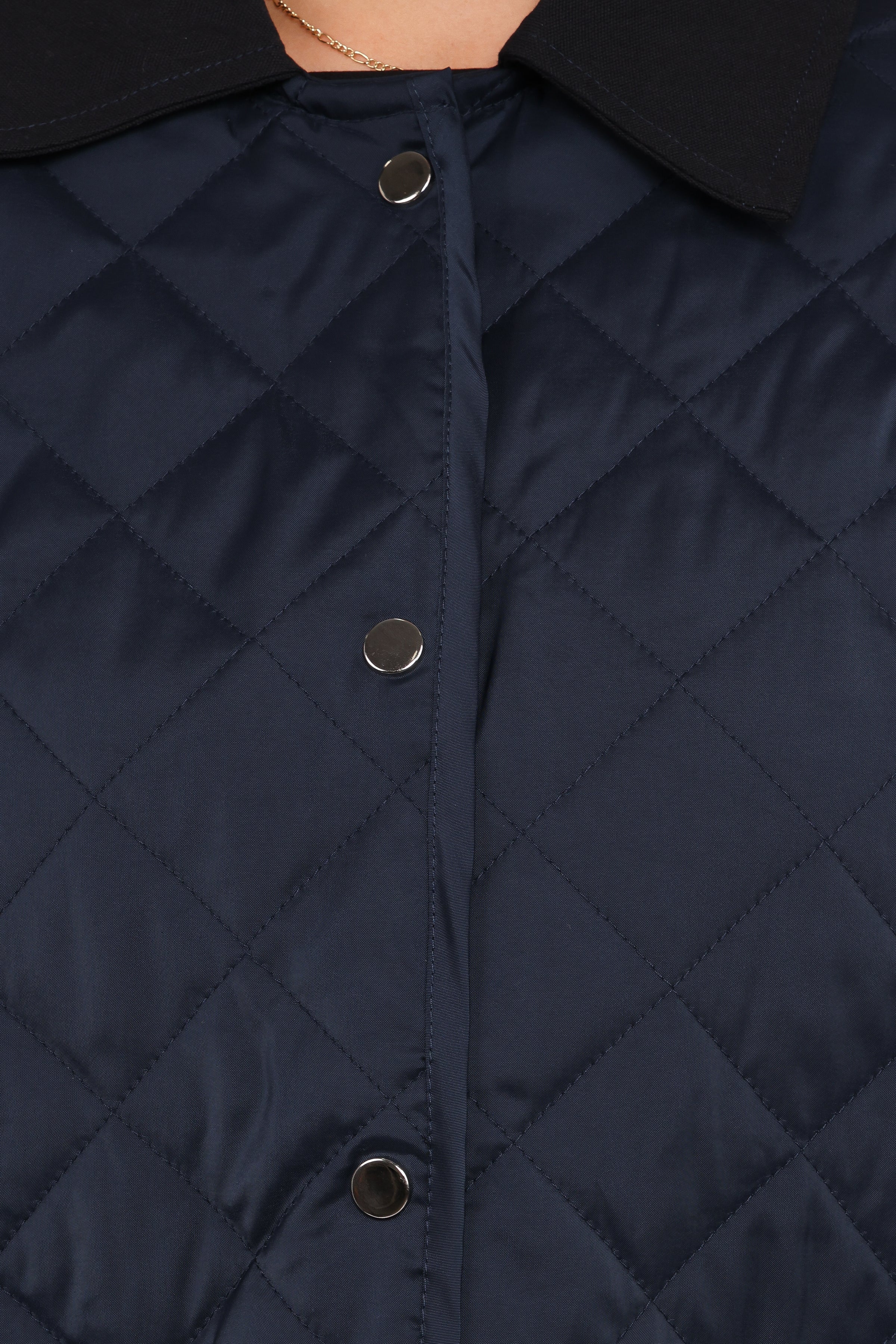 Petal and Pup USA OUTERWEAR Lynly Quilted Barn Jacket - Navy
