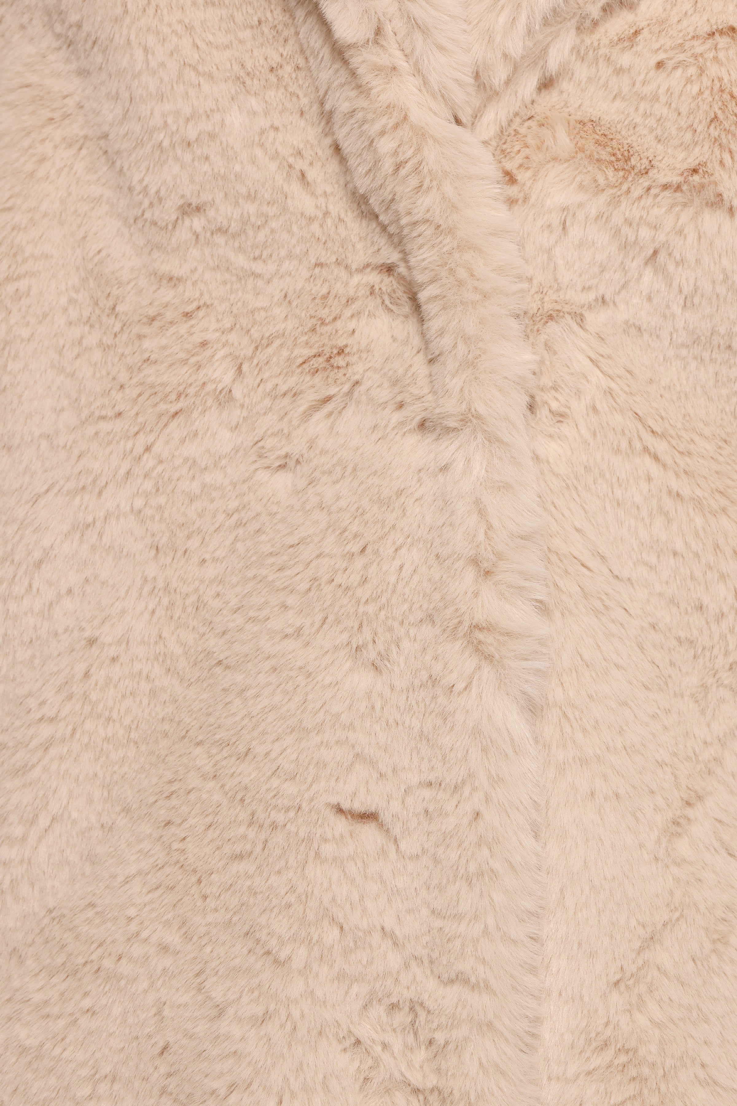 Petal and Pup USA OUTERWEAR Meeka Faux Fur Jacket - Beige