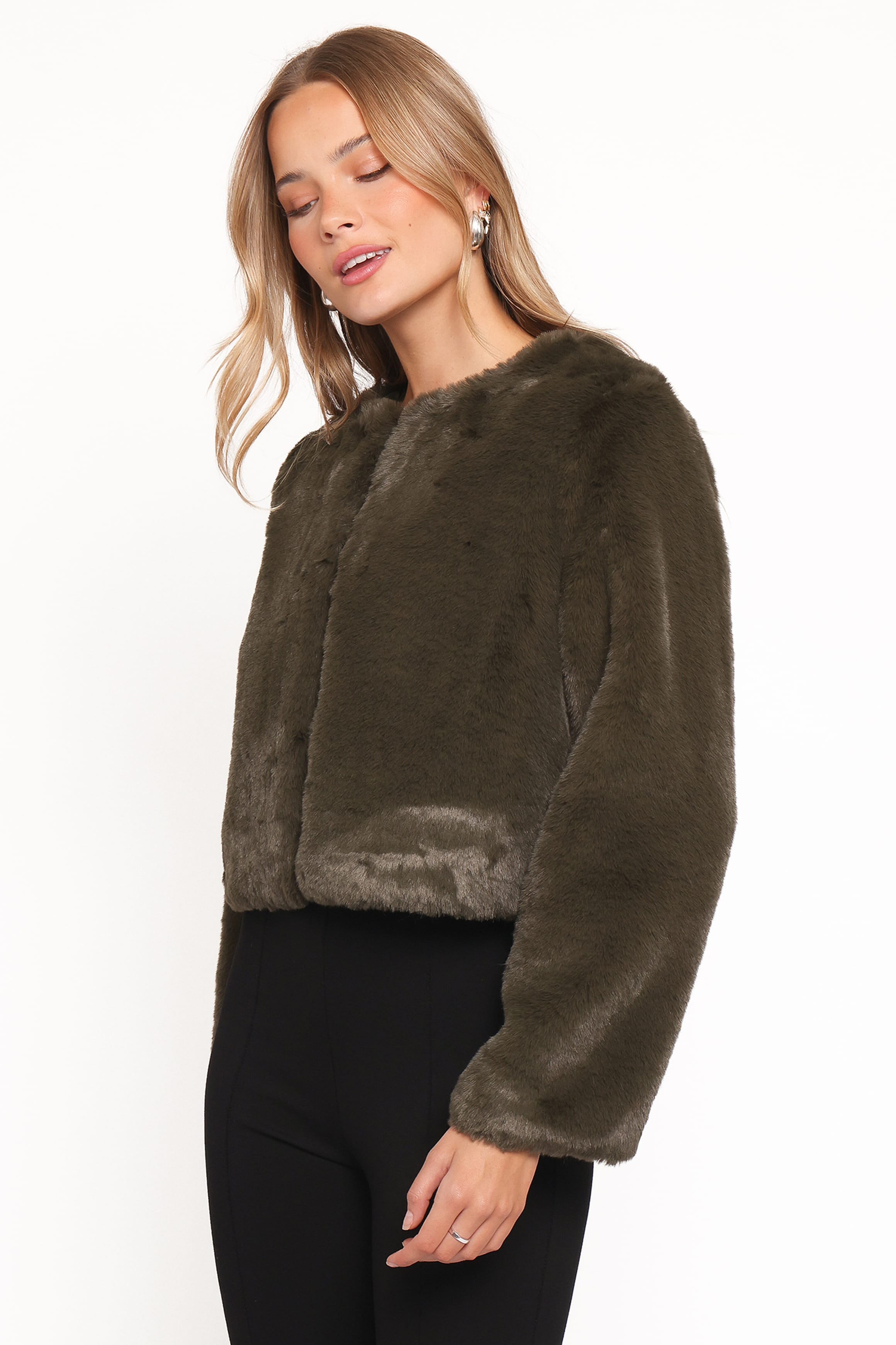 Petal and Pup USA OUTERWEAR Minnie Jacket - Forest Green