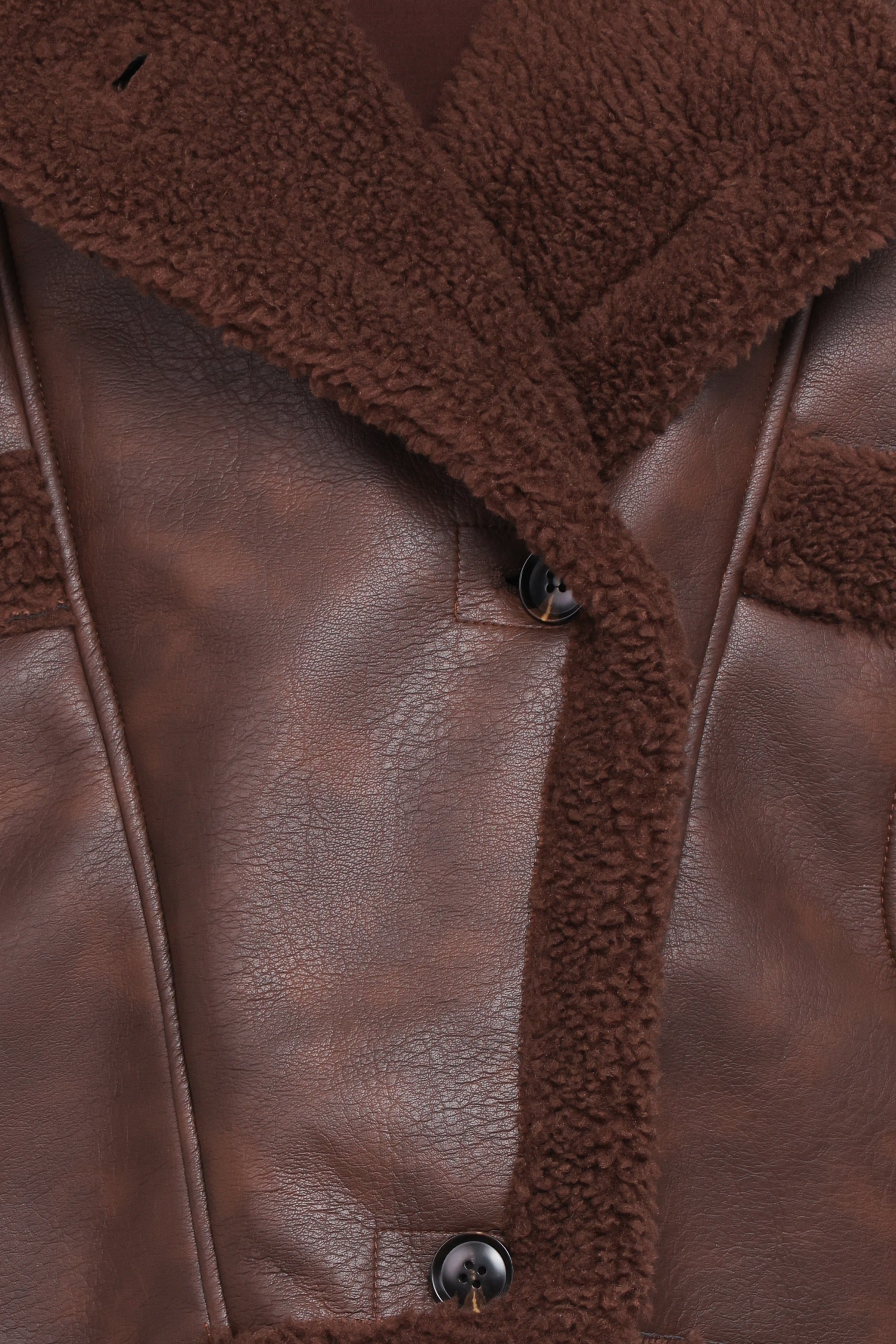Petal and Pup USA OUTERWEAR Sherpa Car Coat - Chocolate