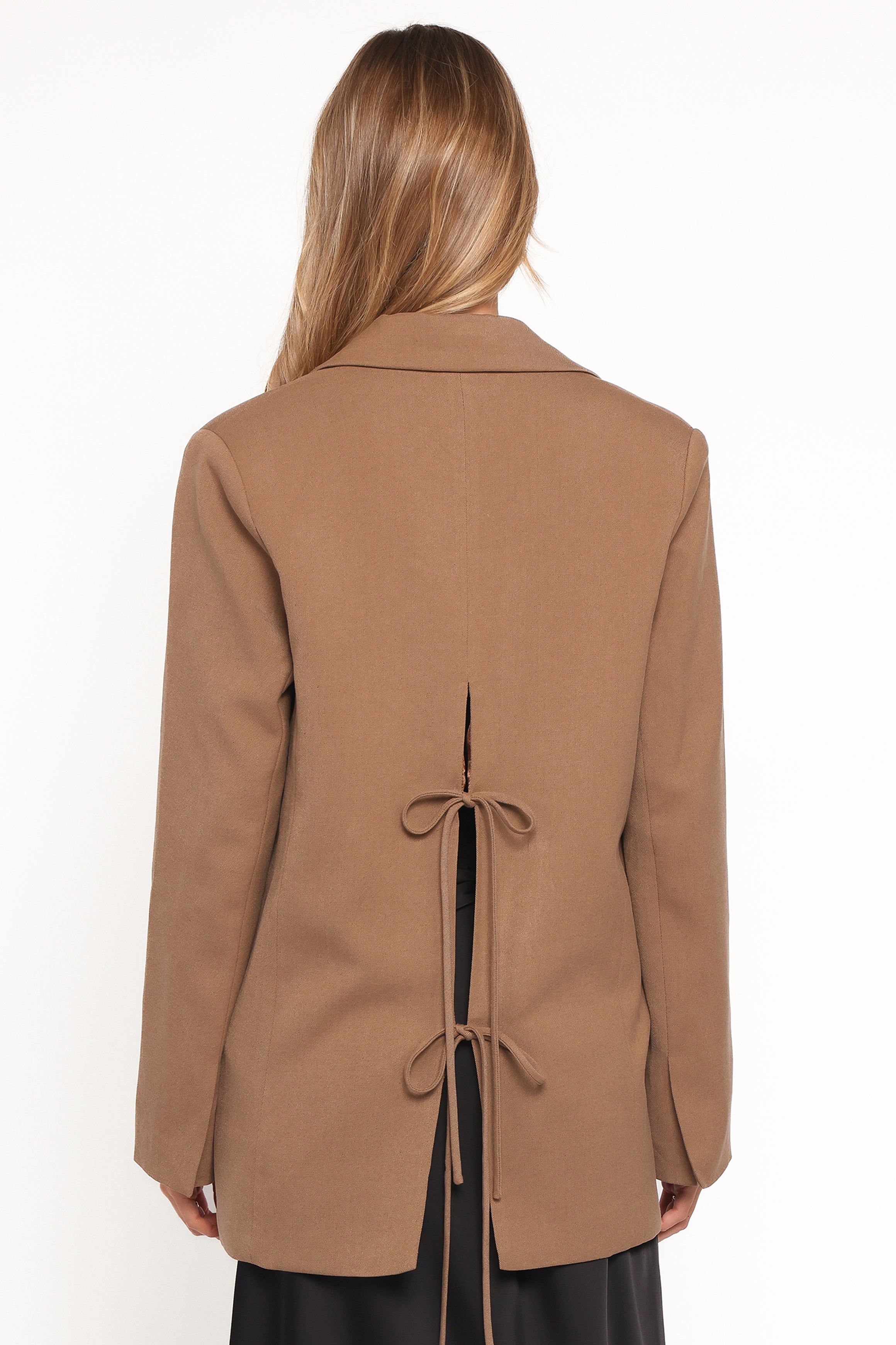 Petal and Pup USA OUTERWEAR Tove Tie Back Blazer - Tan