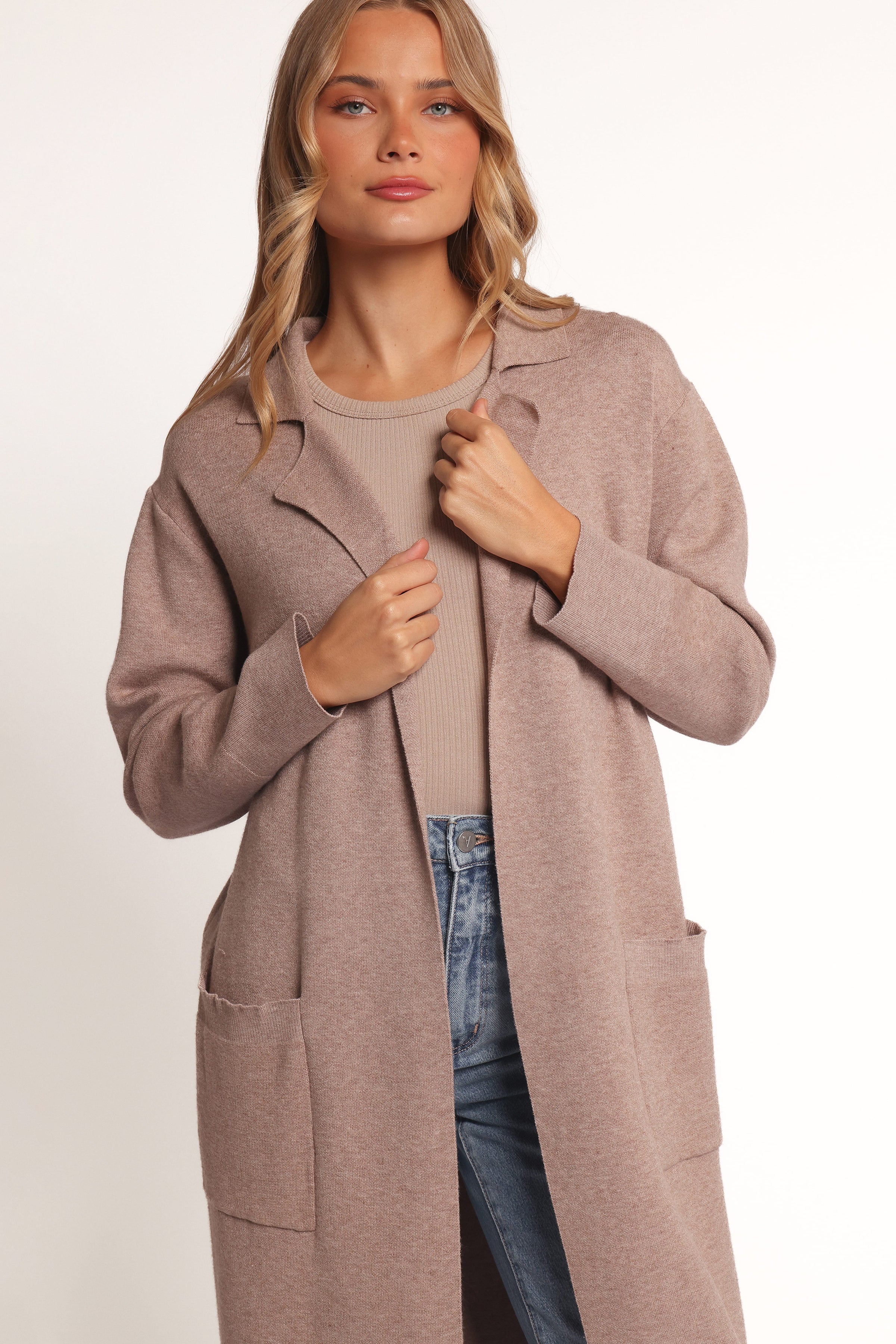 Petal and Pup USA OUTERWEAR Venda Coatigan - Light Brown