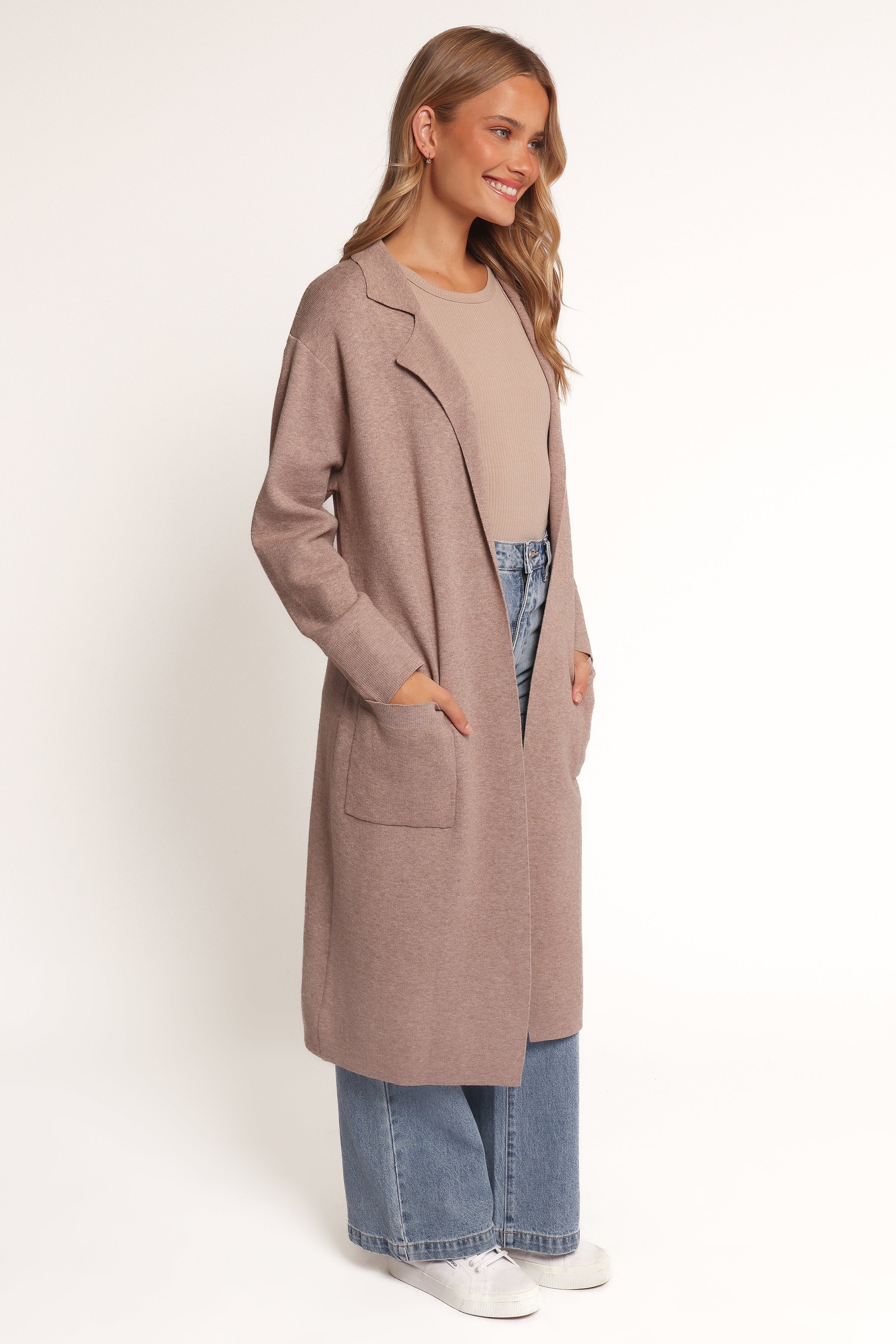 Petal and Pup USA OUTERWEAR Venda Coatigan - Light Brown