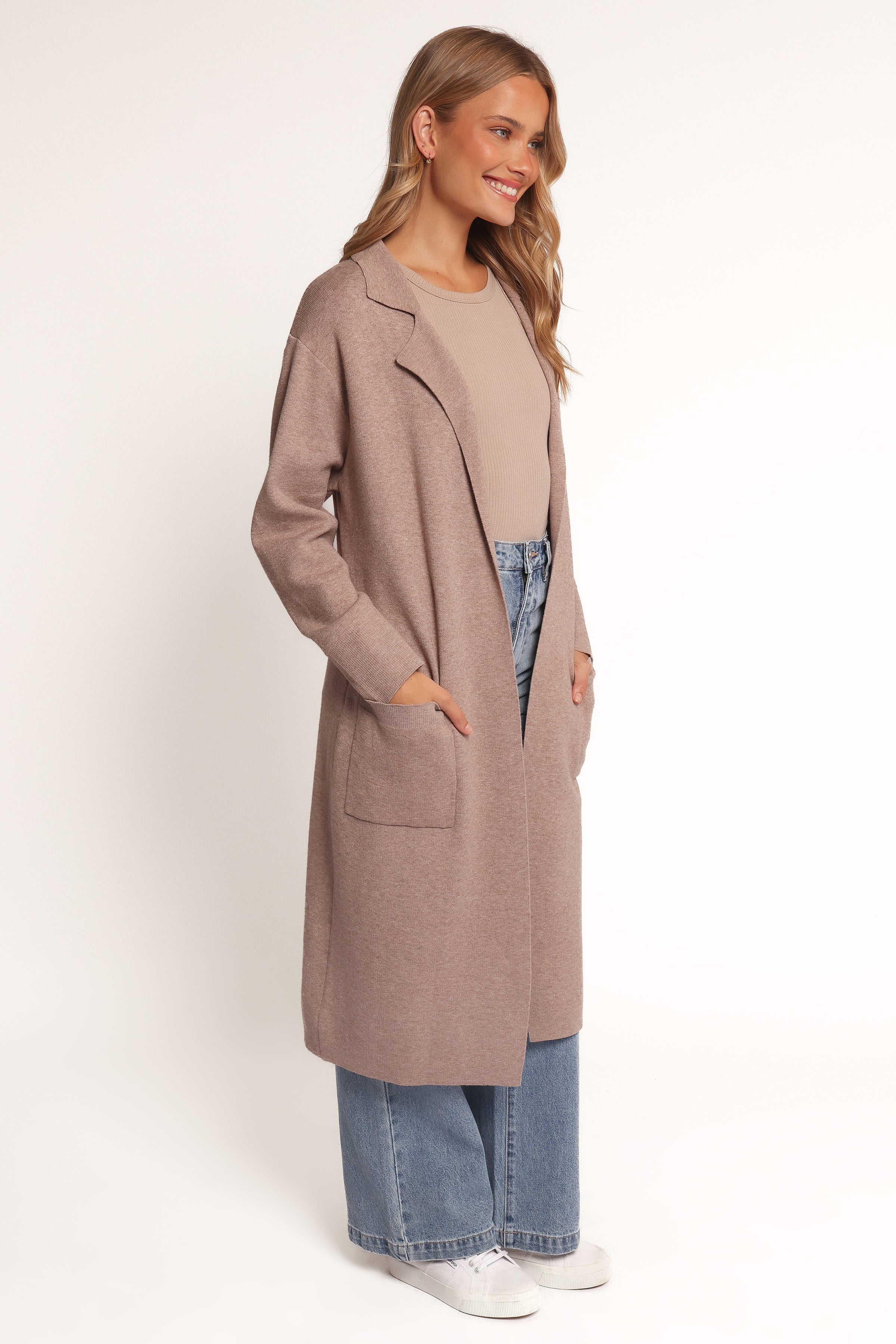 Petal and Pup USA OUTERWEAR Venda Coatigan - Light Brown