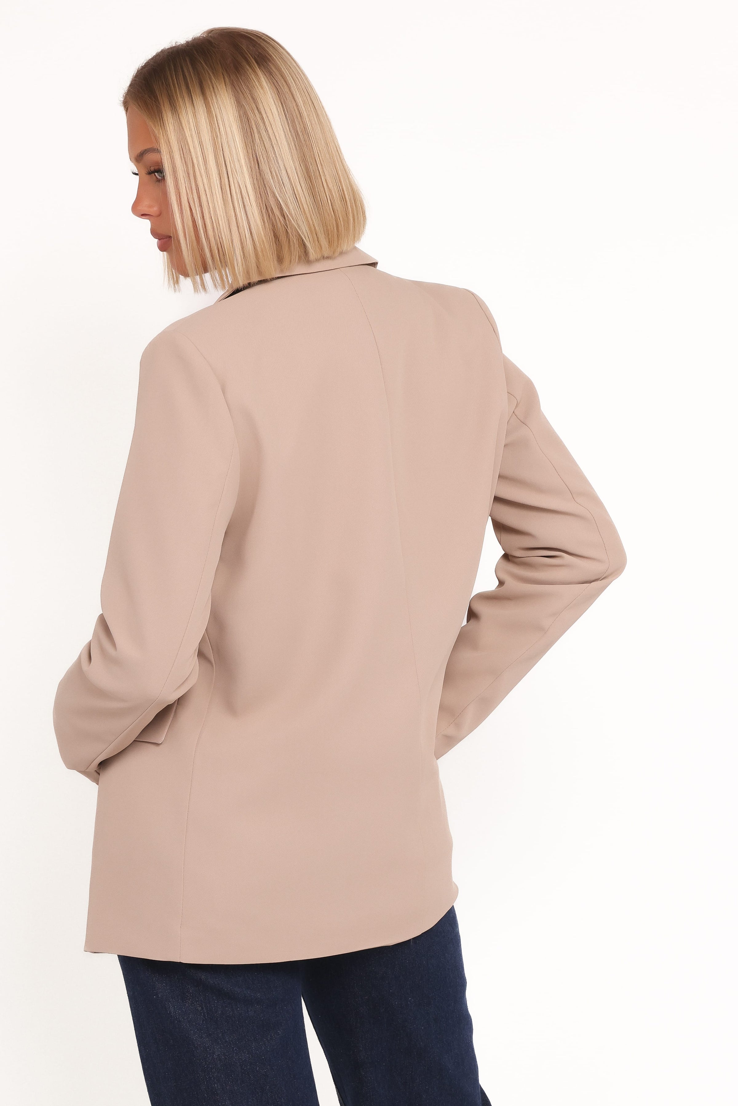 Petal and Pup USA OUTERWEAR Viper Blazer - Beige