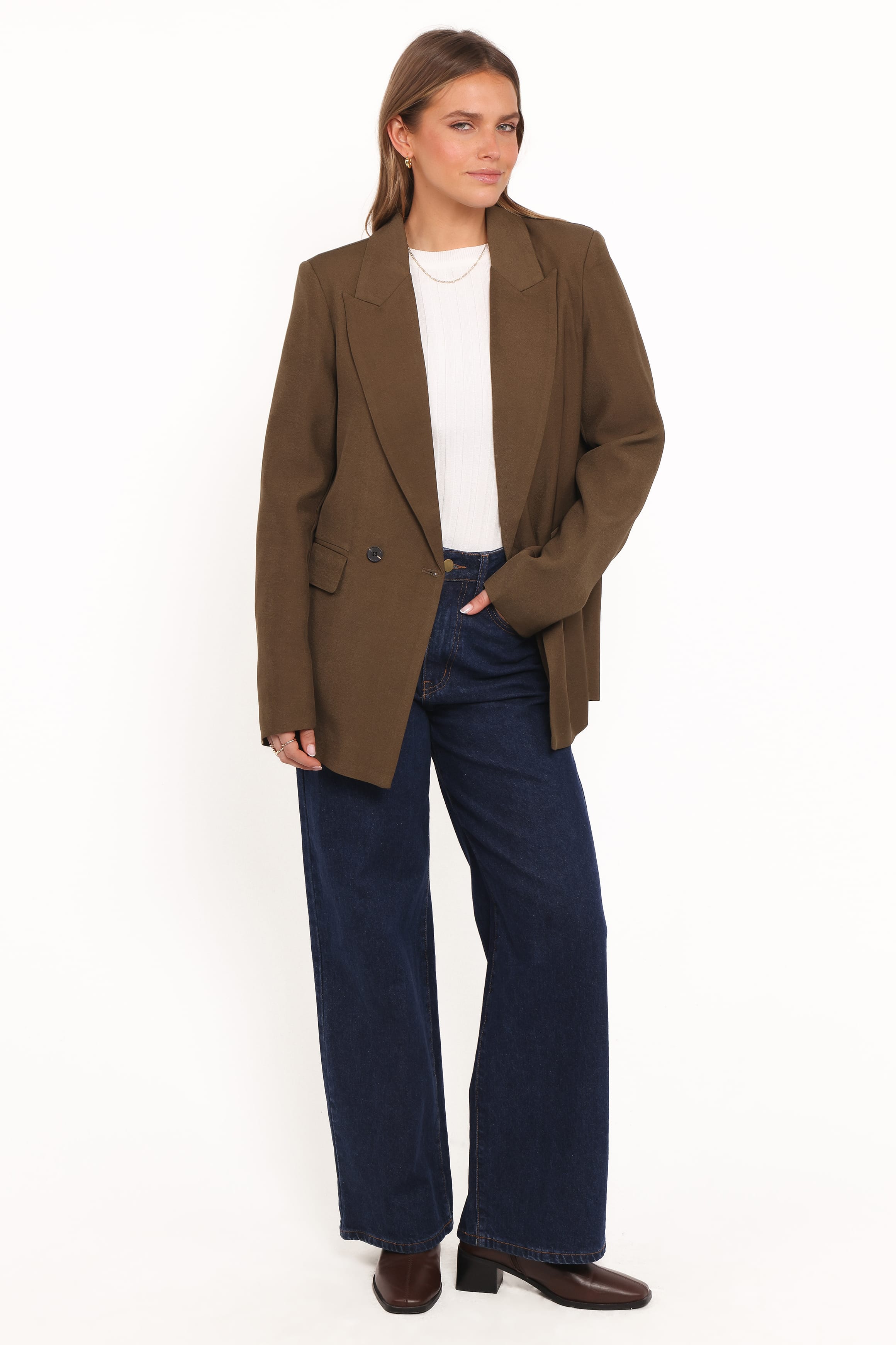 Petal and Pup USA OUTERWEAR Viper Blazer - Olive