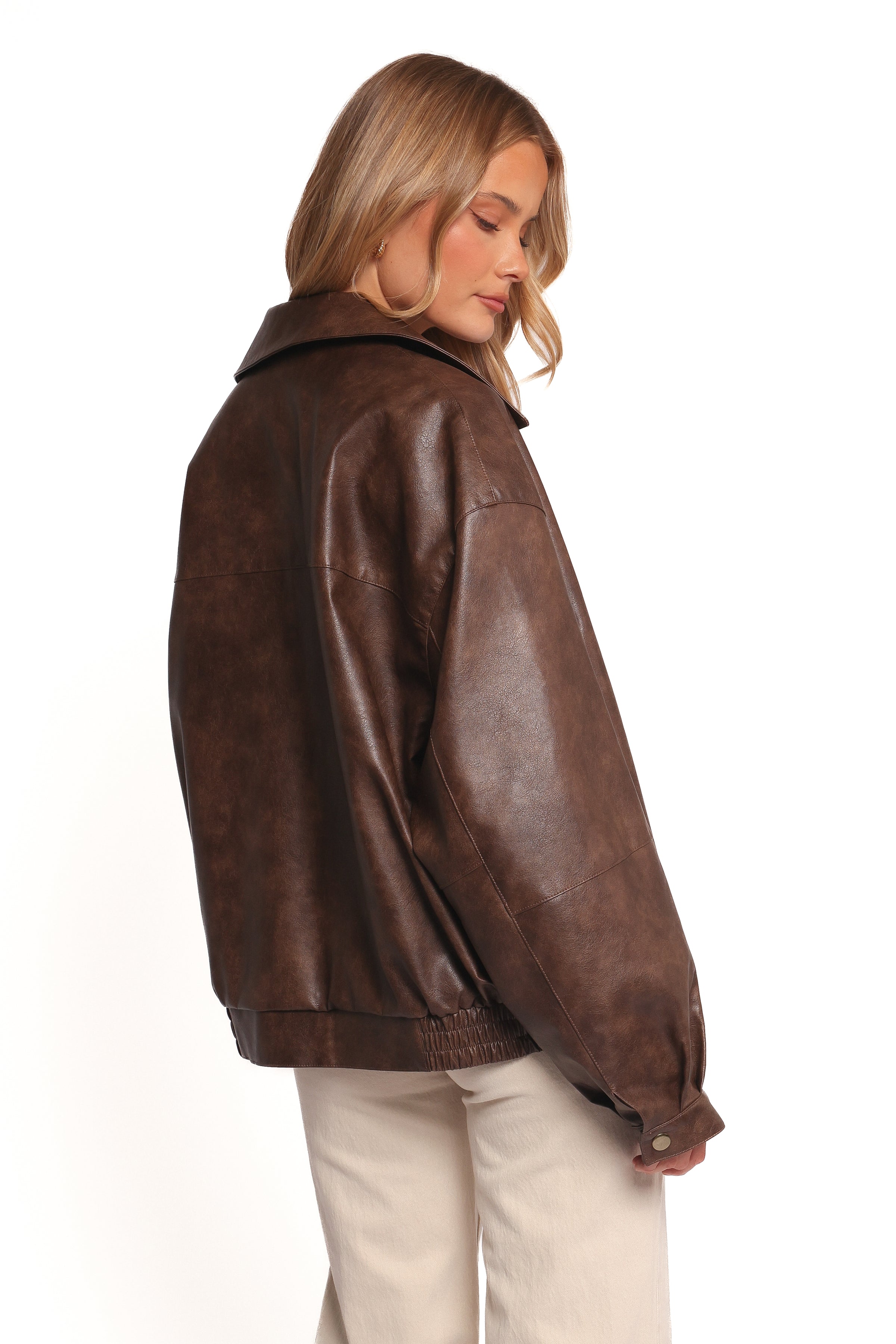 Petal and Pup USA OUTERWEAR Zoe Bomber Jacket - Brown