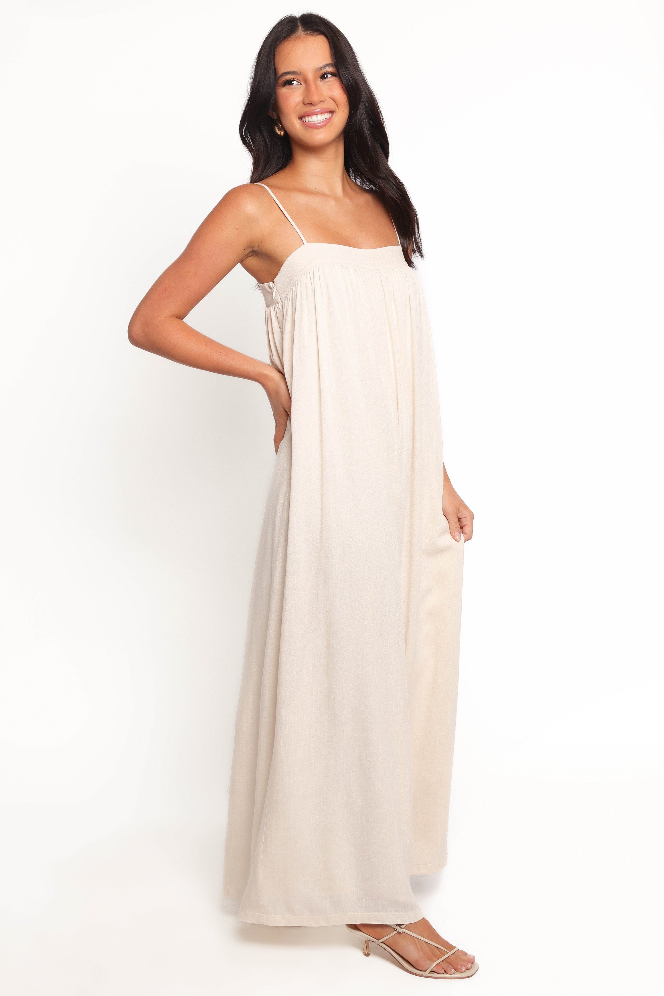 Petal and Pup USA PLAYSUITS Abegail Flowy Jumpsuit - Cream