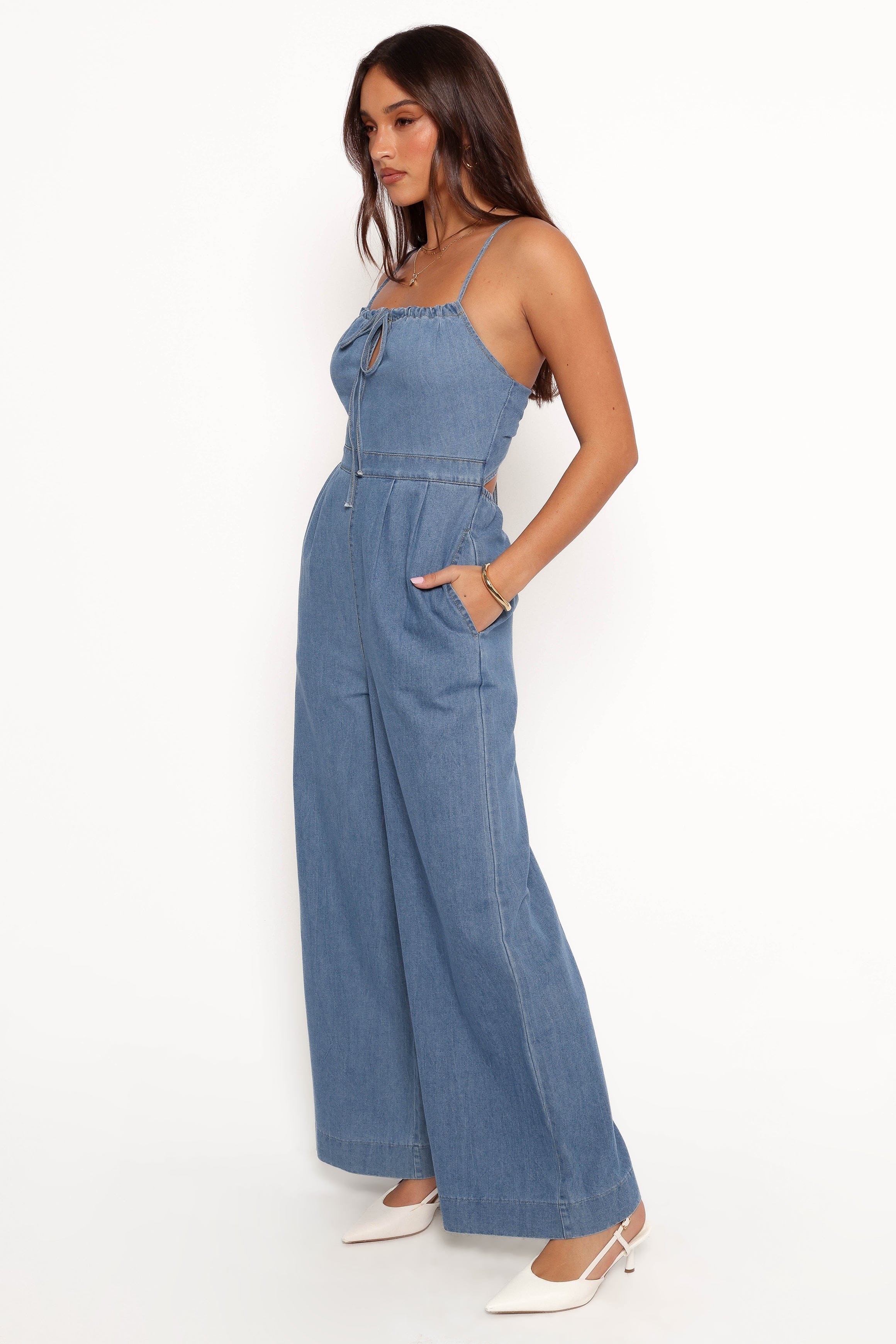 Petal and Pup USA PLAYSUITS Alliah Jumpsuit - Medium Denim