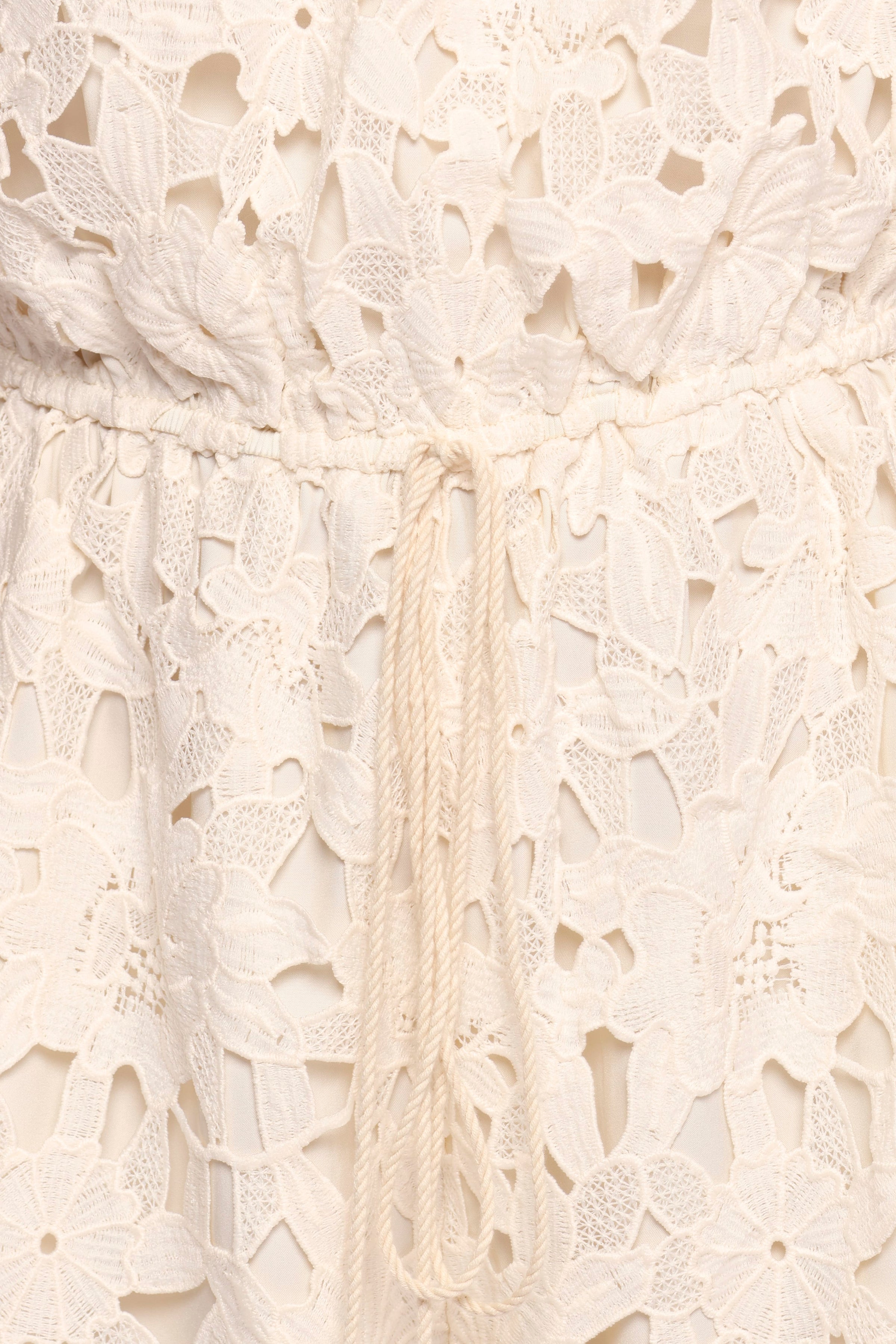 Petal and Pup USA PLAYSUITS Athina Lace Romper - White