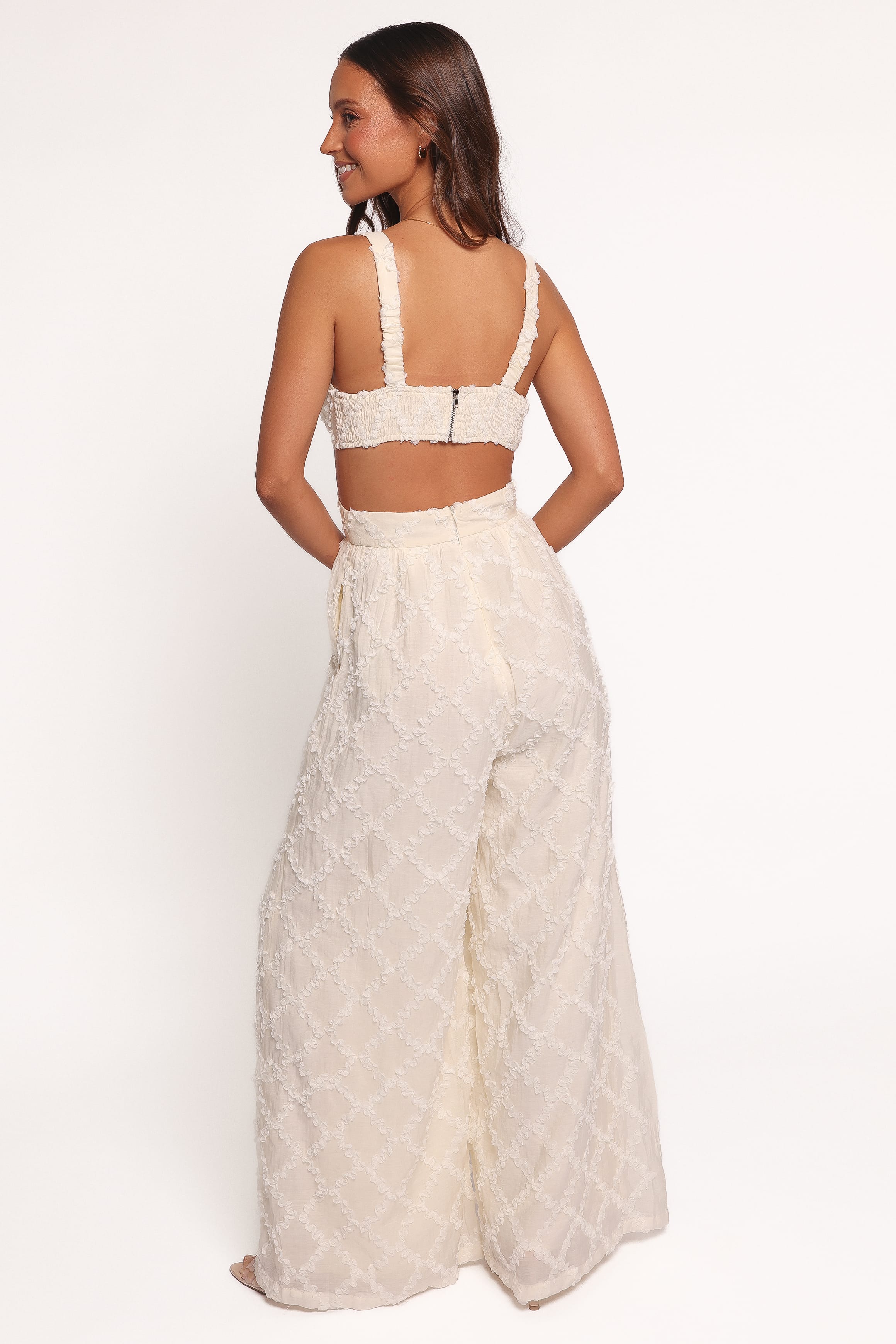 Petal and Pup USA PLAYSUITS Avella Cutout Jumpsuit - White (Hold for Rack)