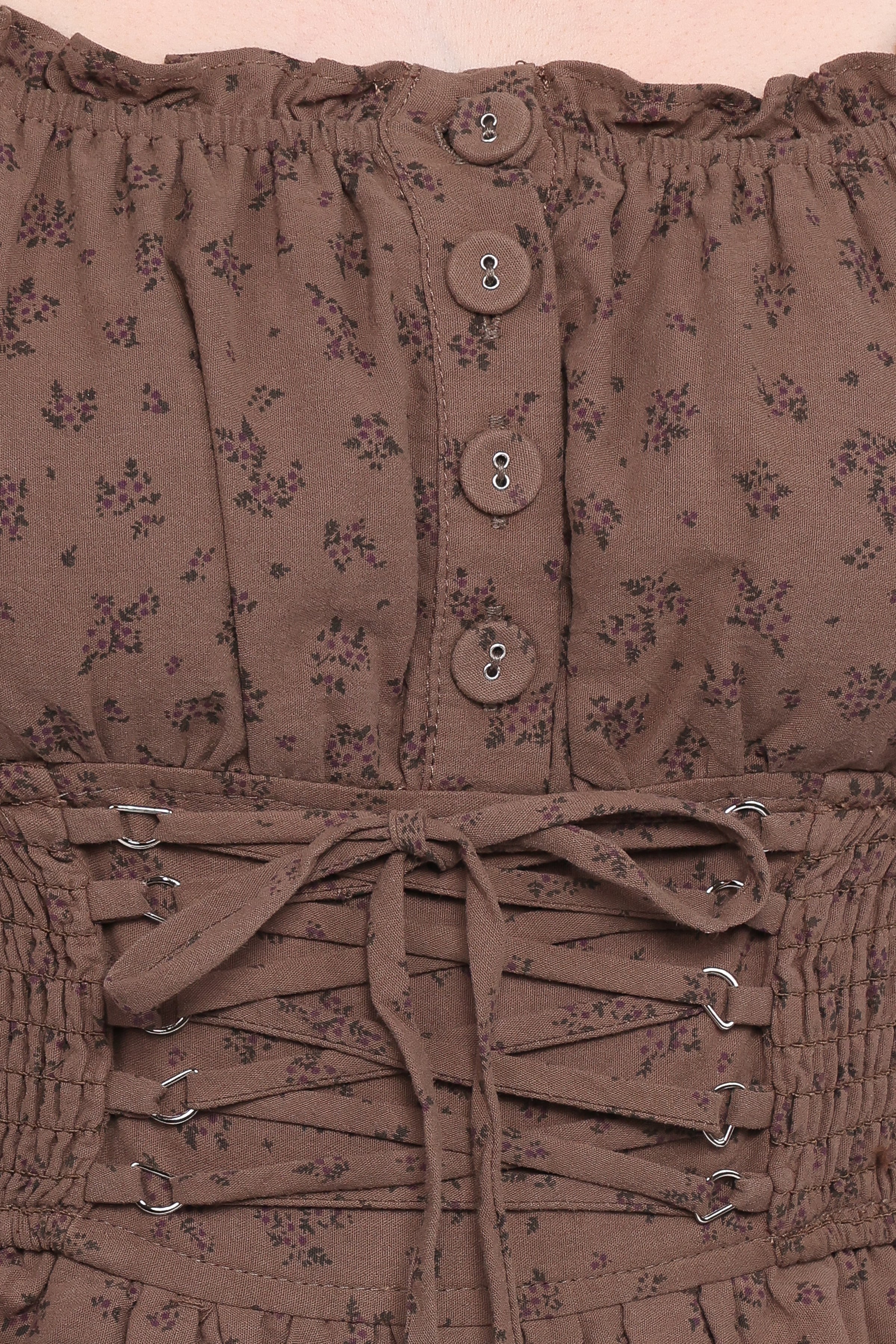 Petal and Pup USA PLAYSUITS Bridget Jumpsuit - Taupe Purple Floral