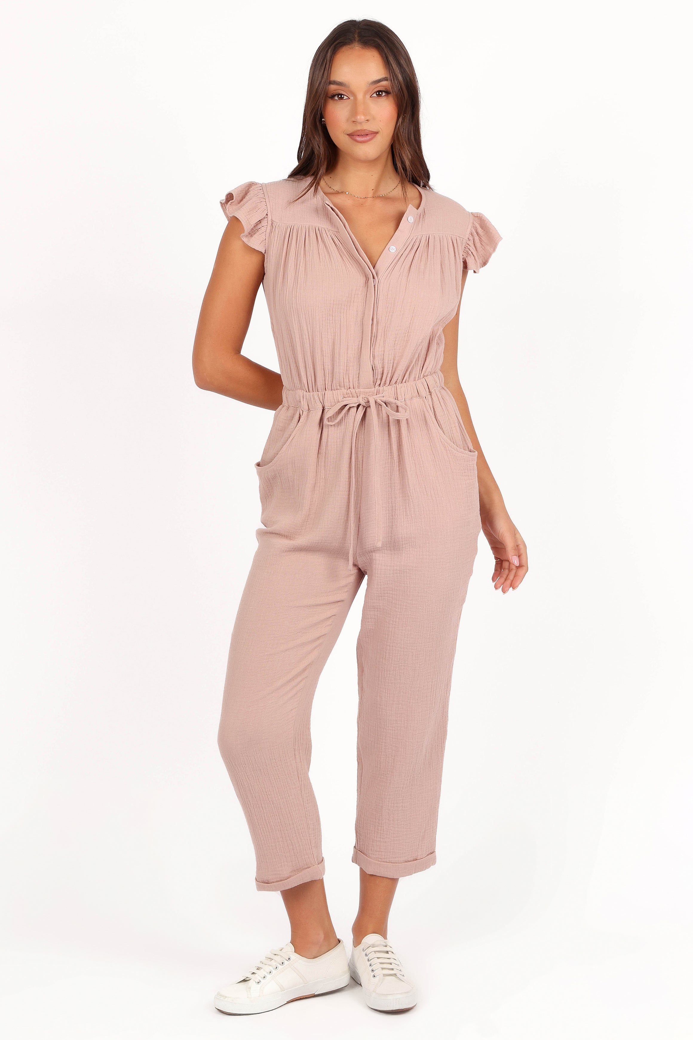 Petal and Pup USA PLAYSUITS Brooklyn Jumpsuit - Dusty Mauve