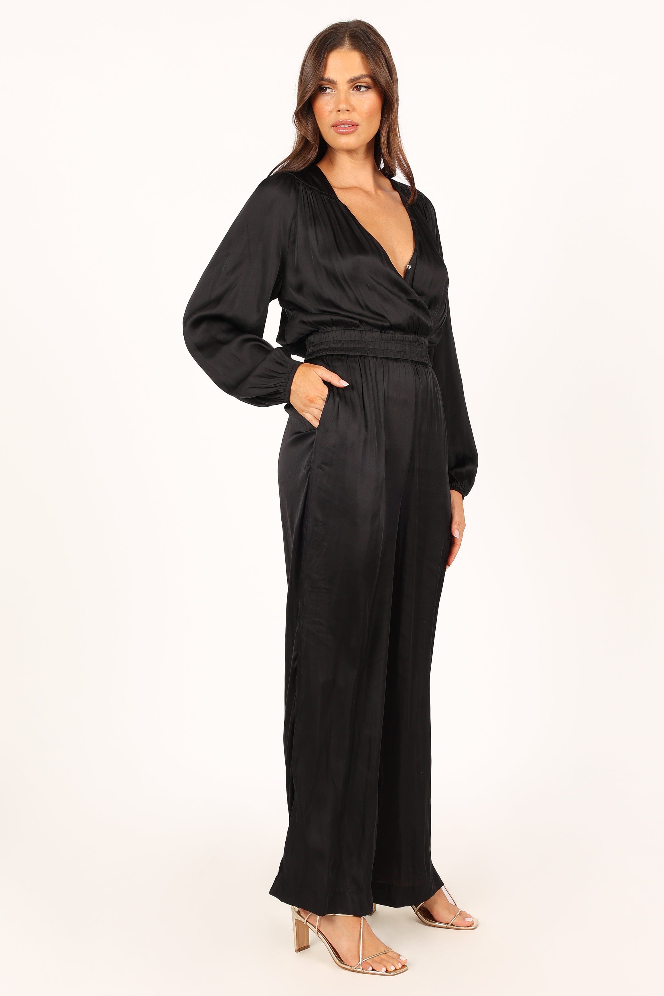 Petal and Pup USA PLAYSUITS Cameron Jumpsuit - Black