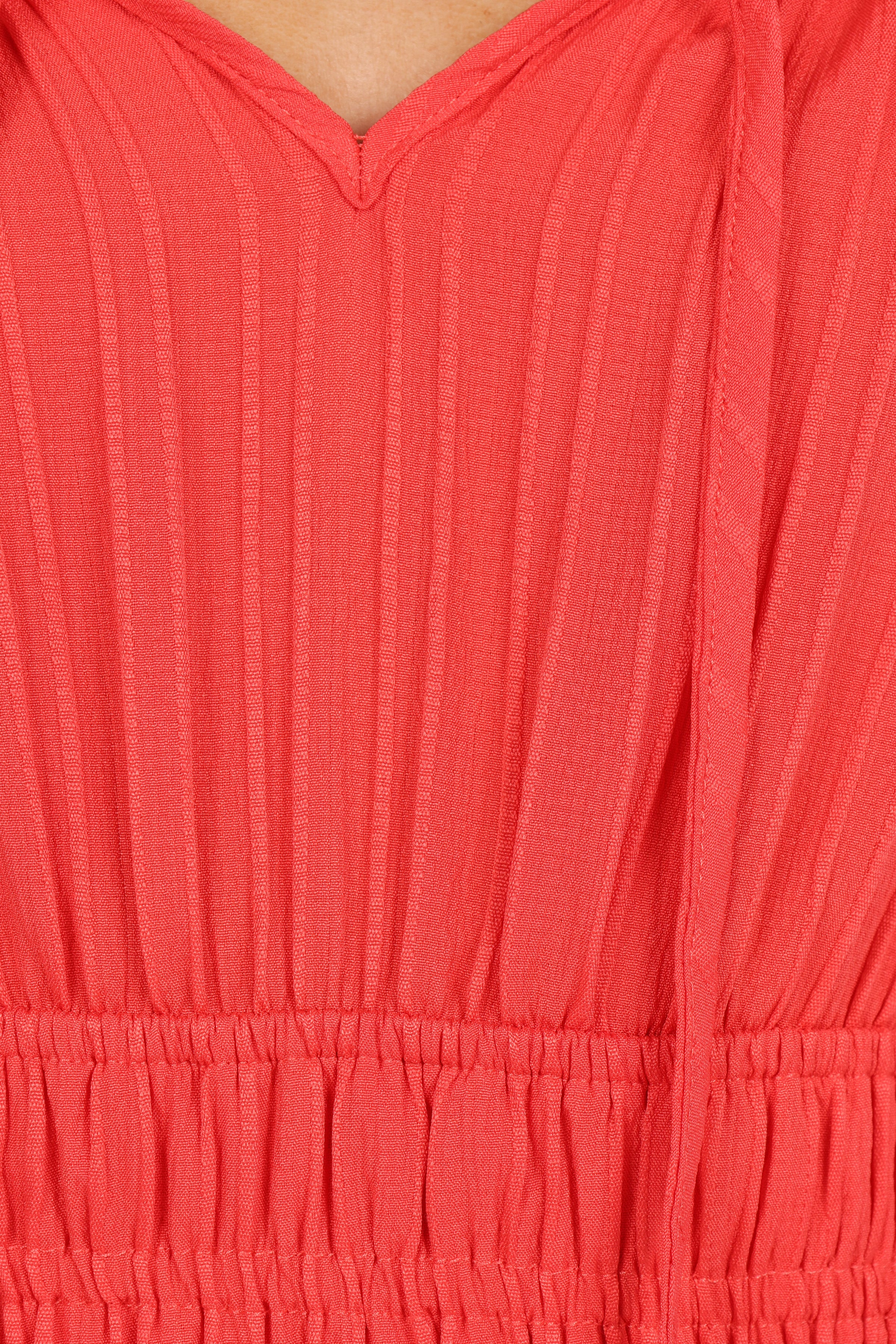 Petal and Pup USA PLAYSUITS Camry Jumpsuit - Coral Red