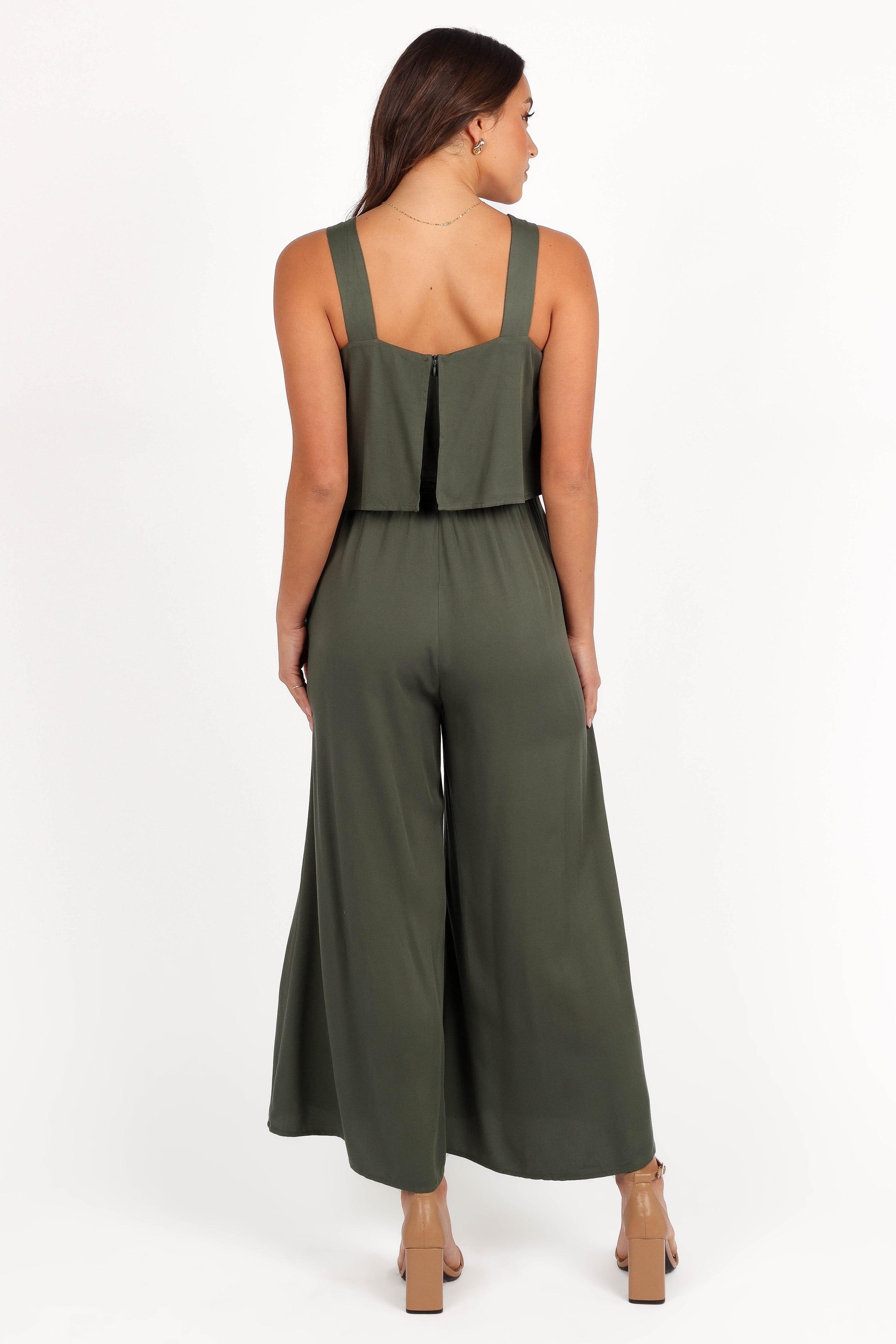 Petal and Pup USA PLAYSUITS Delia Jumpsuit - Khaki