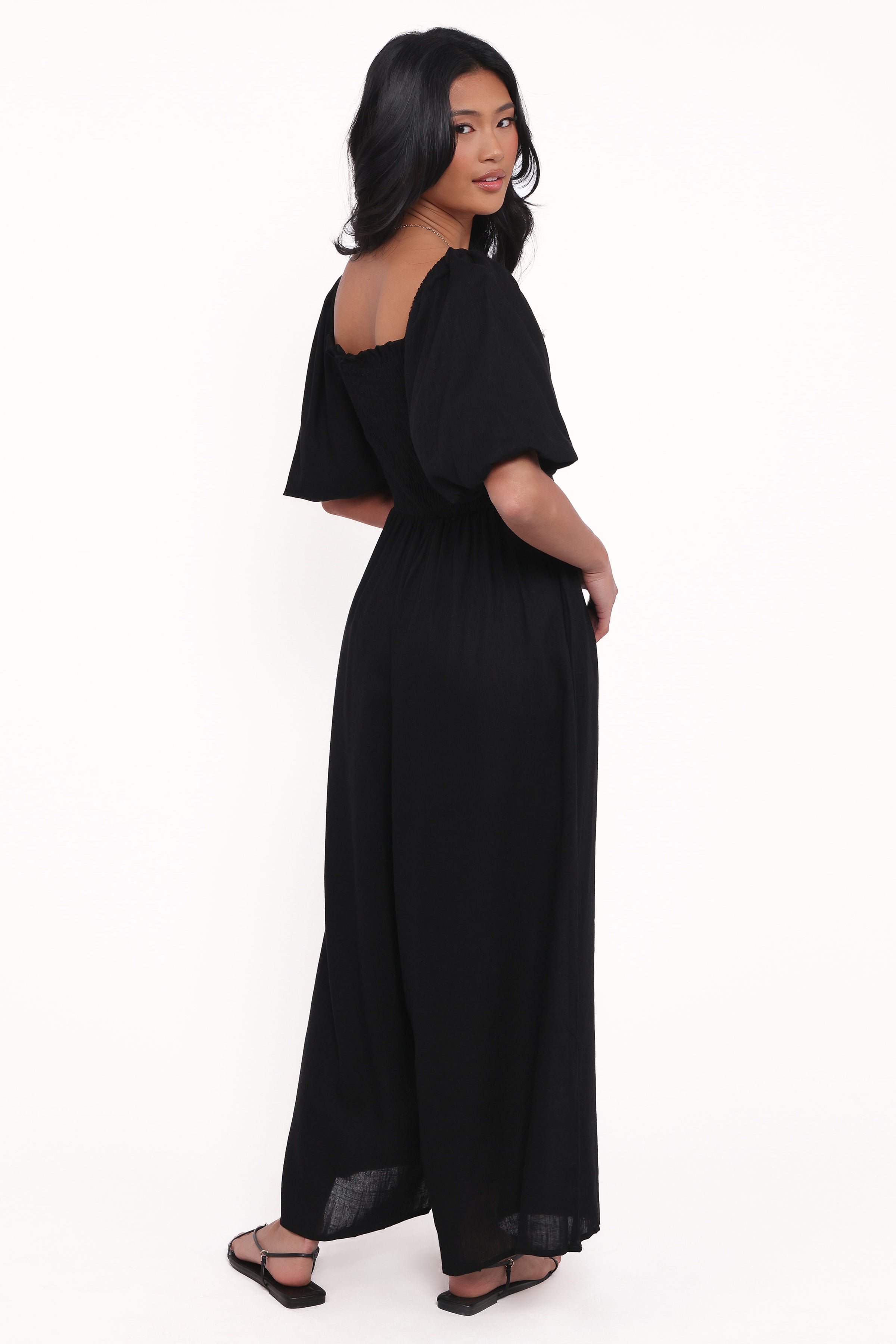 Petal and Pup USA PLAYSUITS Ebony Jumpsuit - Black