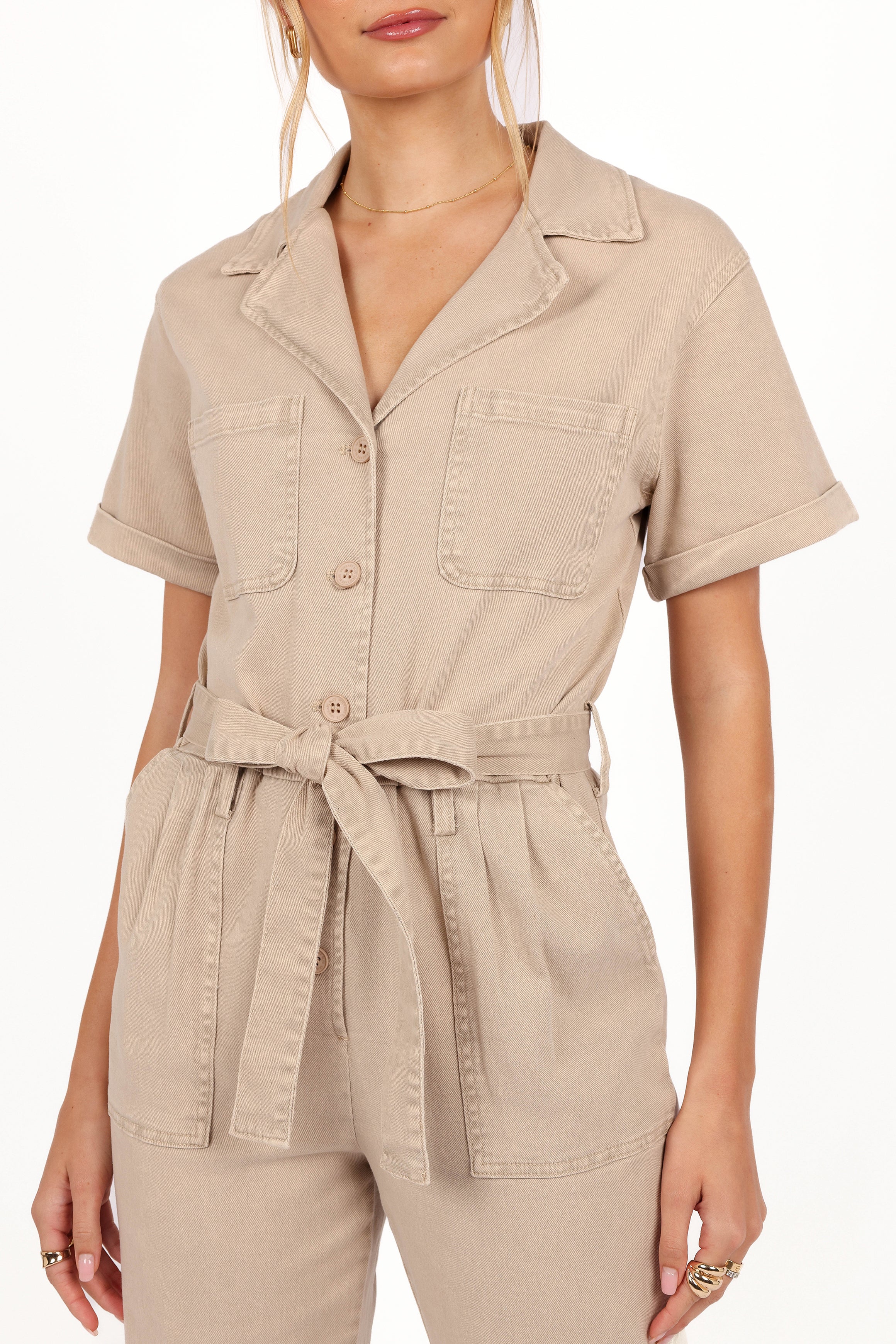Petal and Pup USA PLAYSUITS Eleni Jumpsuit - Khaki