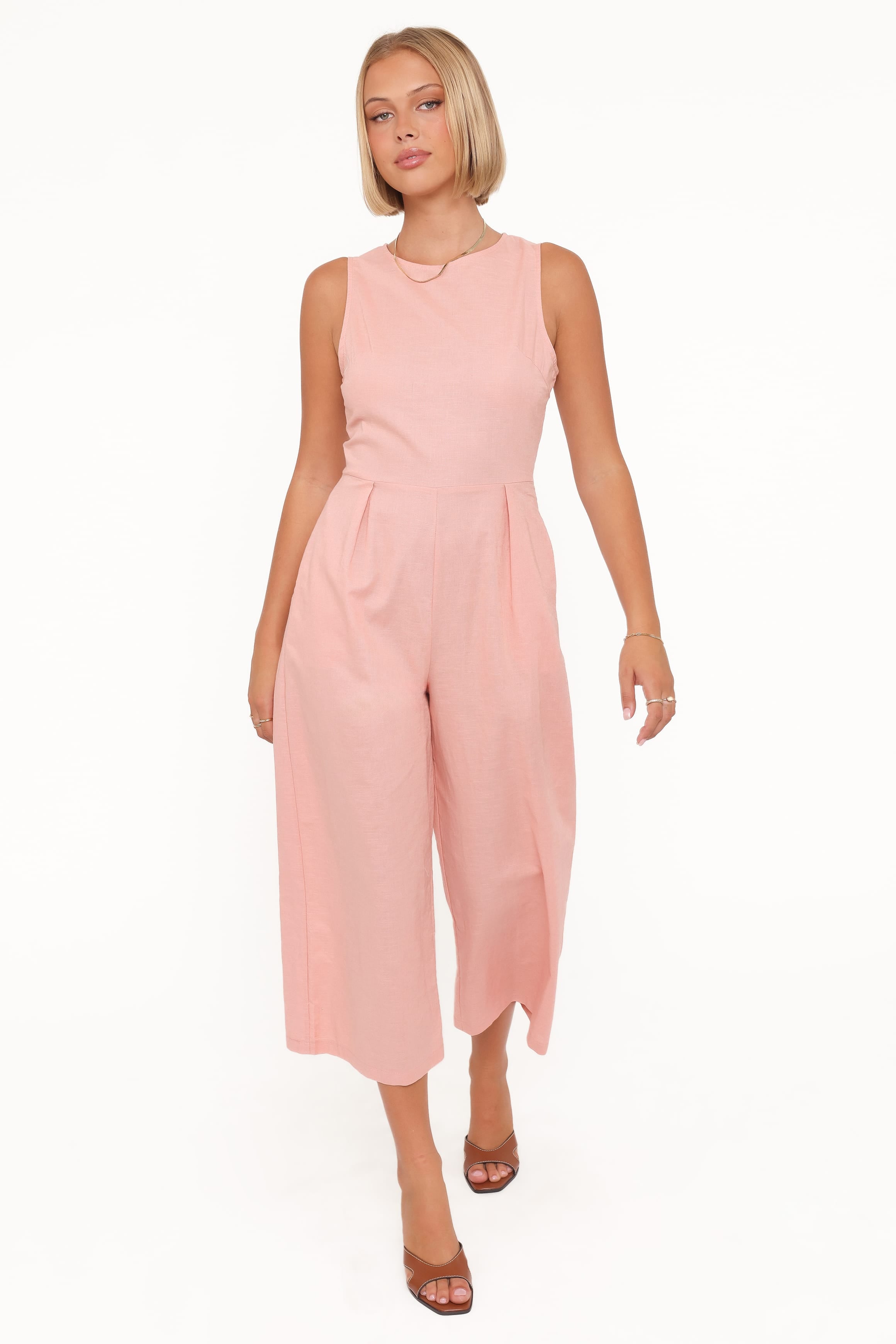Petal and Pup USA PLAYSUITS Ester Jumpsuit - Pale Pink
