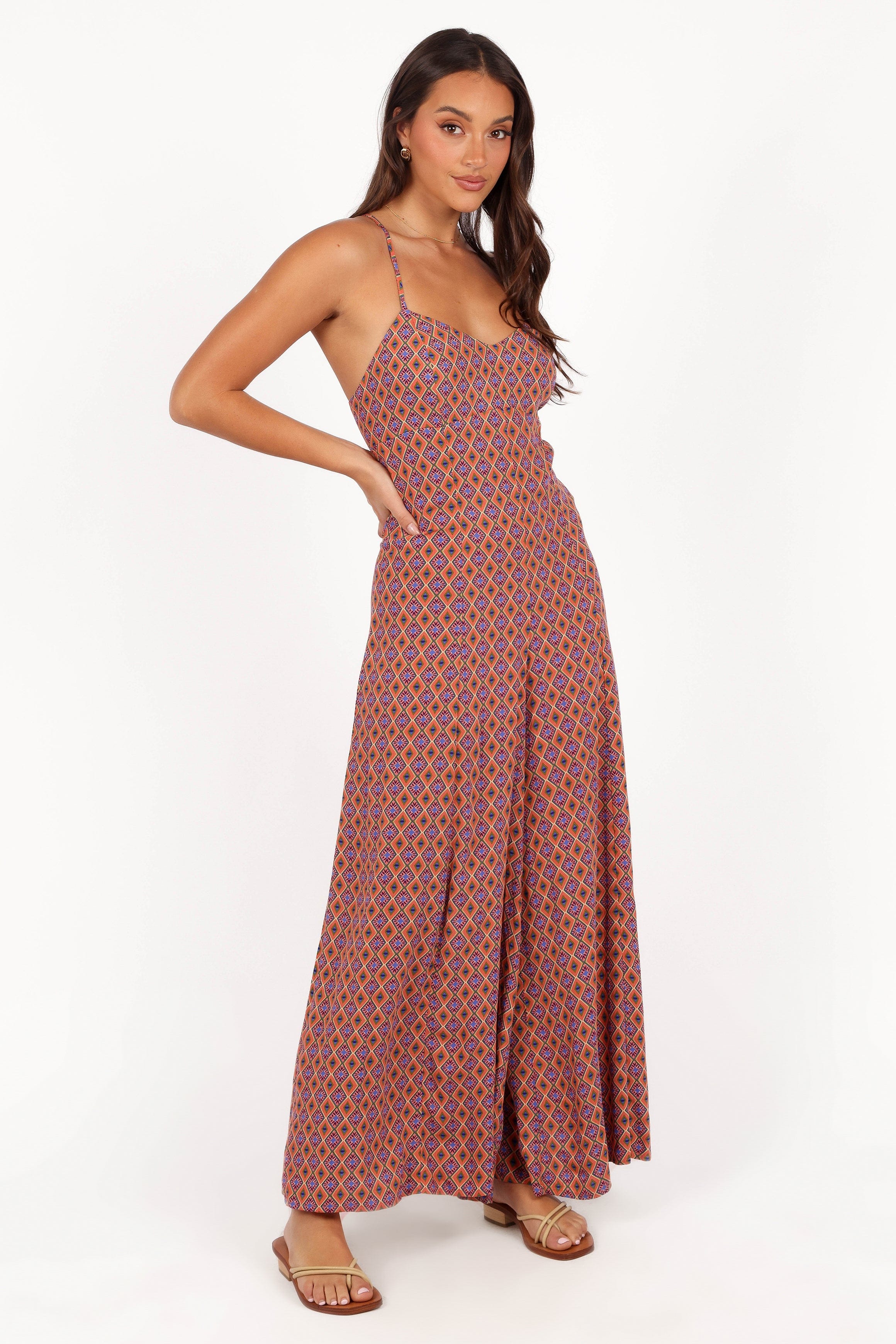 Petal and Pup USA PLAYSUITS Harlee Wide Leg Jumpsuit - Orange