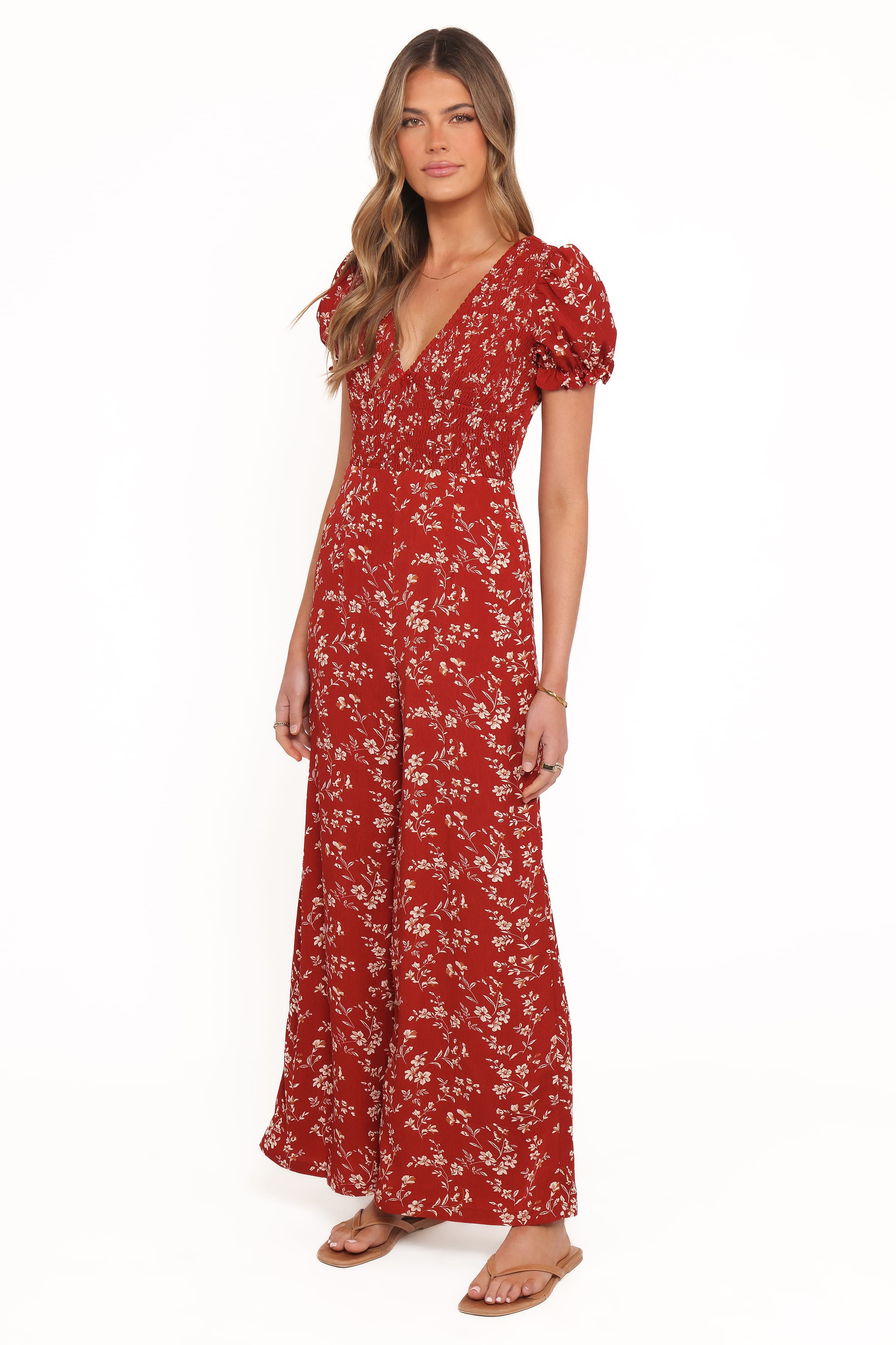 Petal and Pup USA PLAYSUITS Herring Jumpsuit - Red