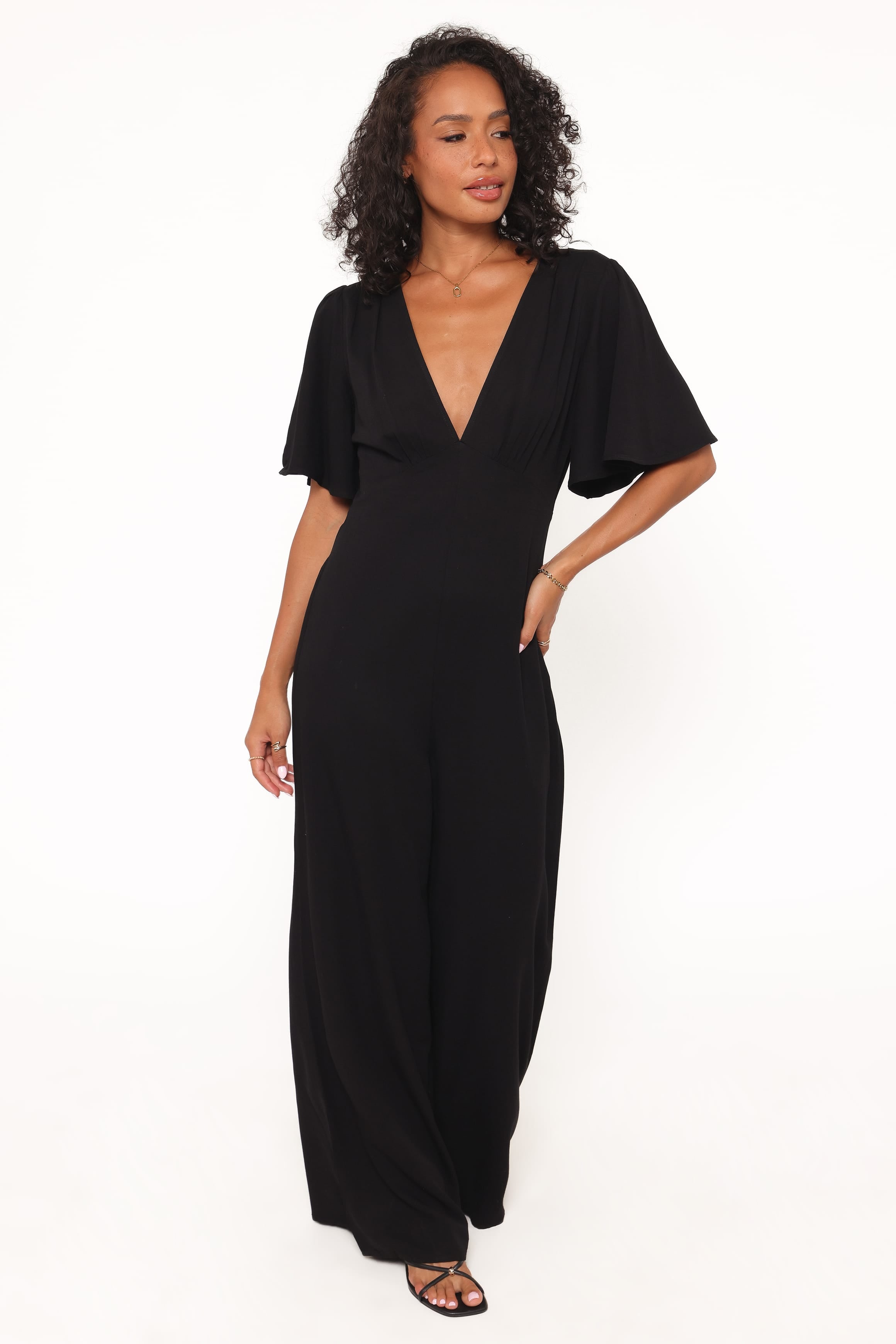 Petal and Pup USA PLAYSUITS Hilda Jumpsuit - Black