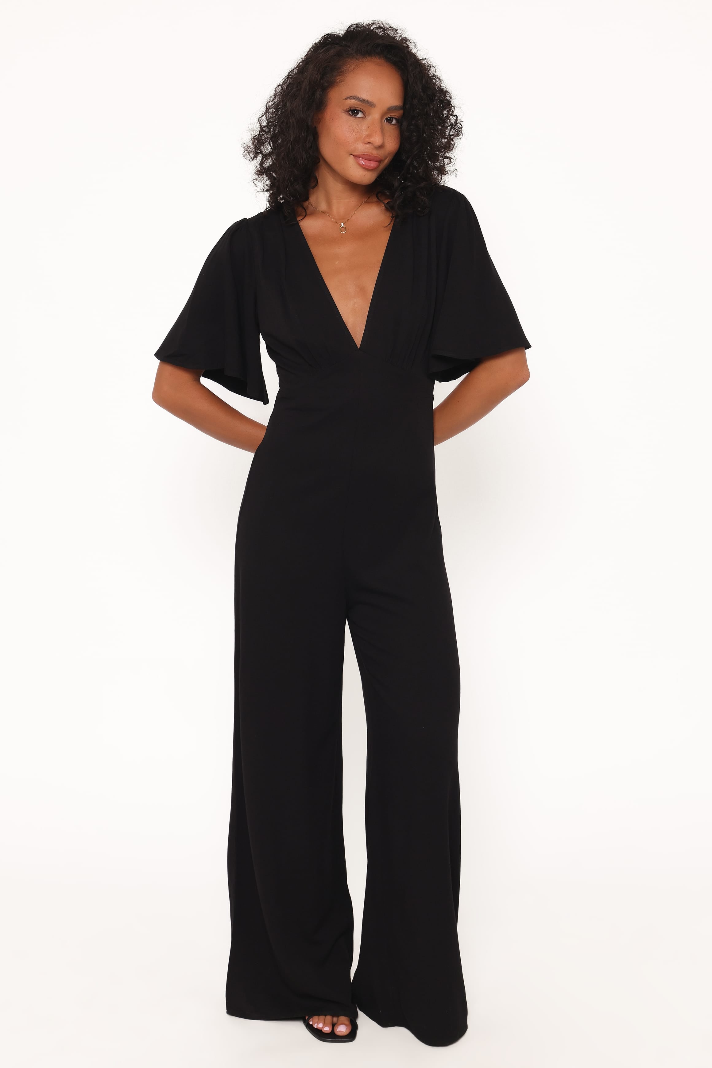 Petal and Pup USA PLAYSUITS Hilda Jumpsuit - Black