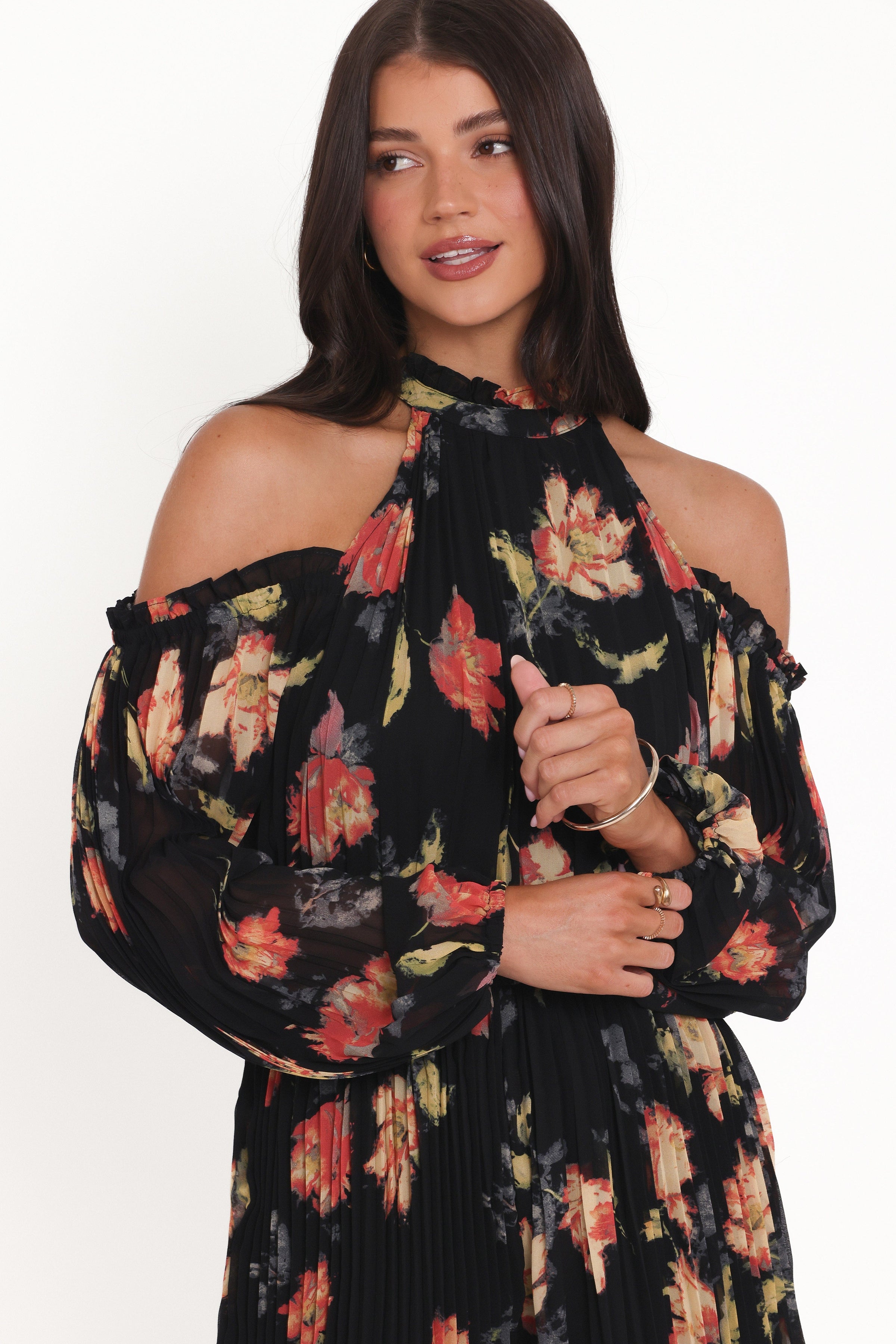 Petal and Pup USA PLAYSUITS Hillary Romper - Black Floral