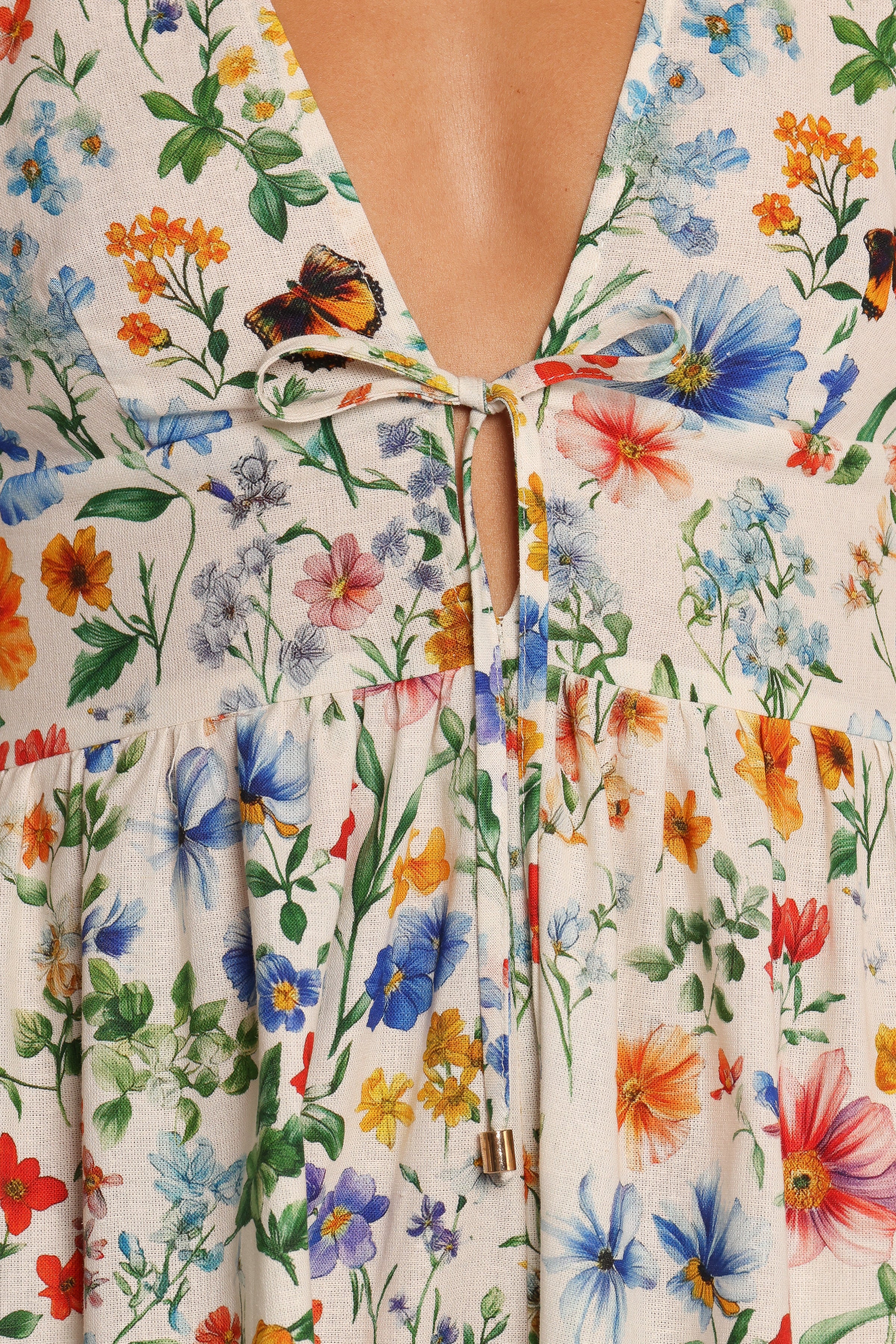 Petal and Pup USA PLAYSUITS Irisa Long Sleeve Romper - Garden Floral