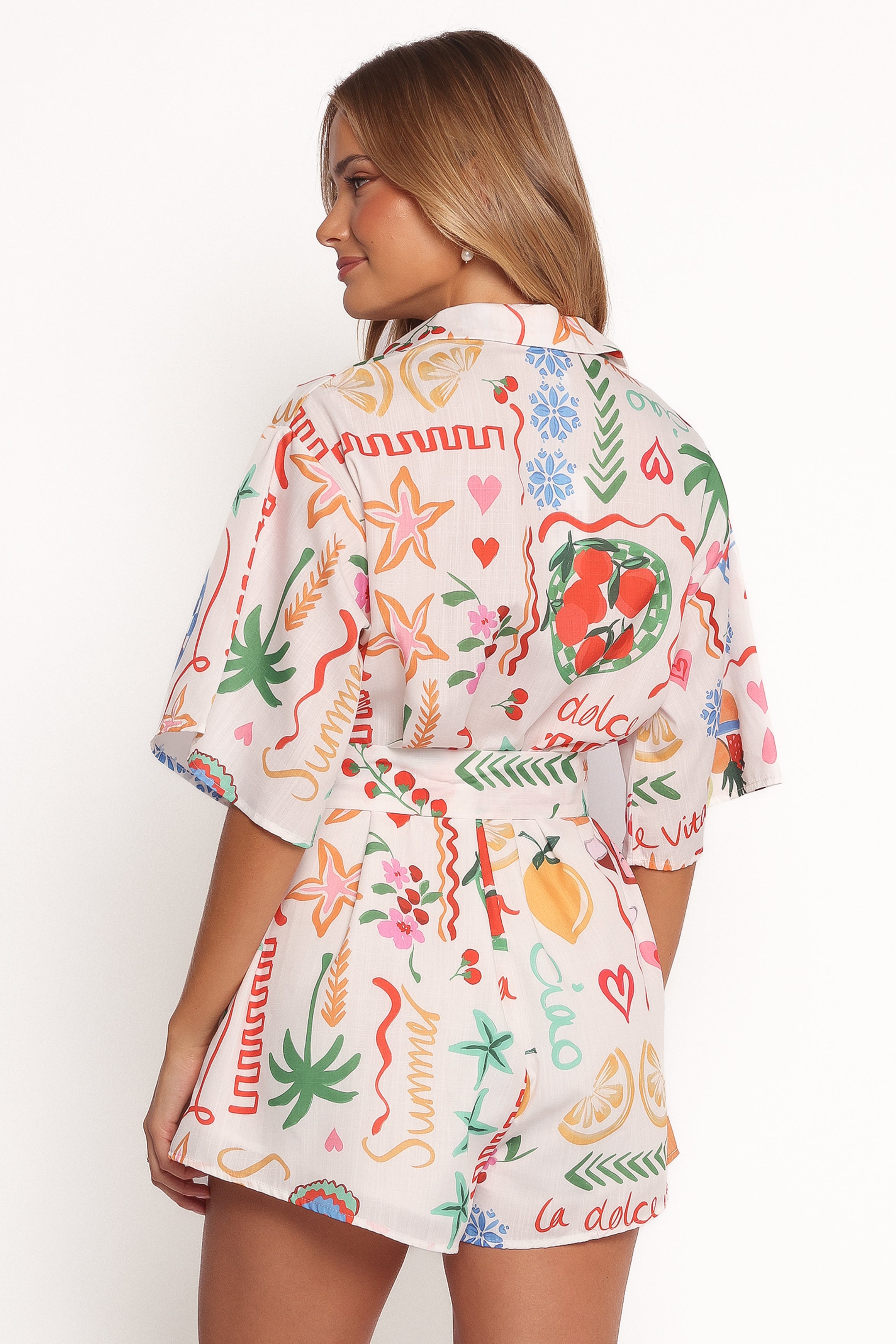 Petal and Pup USA PLAYSUITS Kellie Romper - Dolce Vita