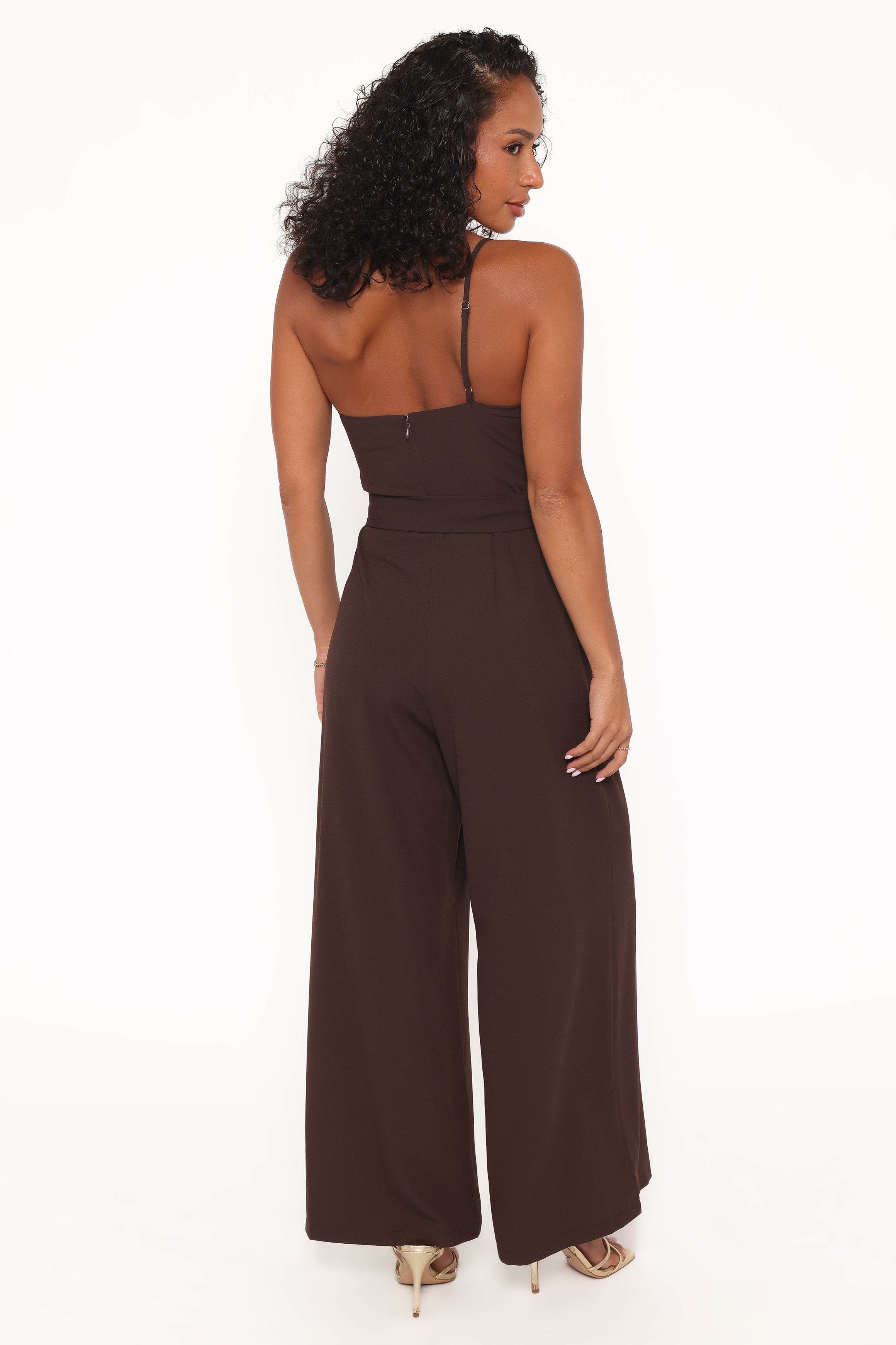 Petal and Pup USA PLAYSUITS Leyton Jumpsuit - Chocolate Brown