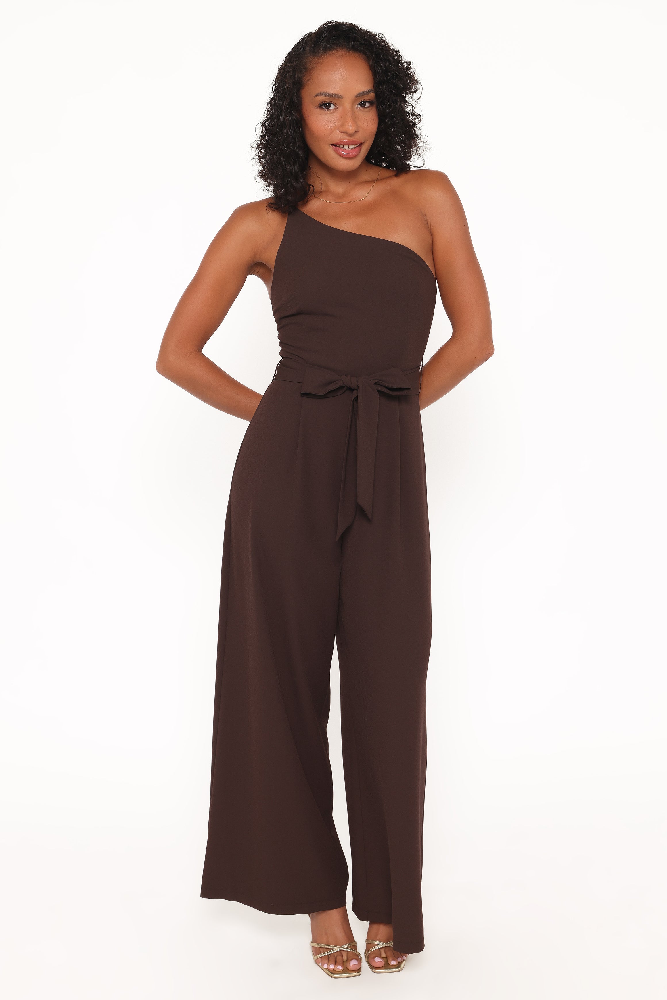 Petal and Pup USA PLAYSUITS Leyton Jumpsuit - Chocolate Brown