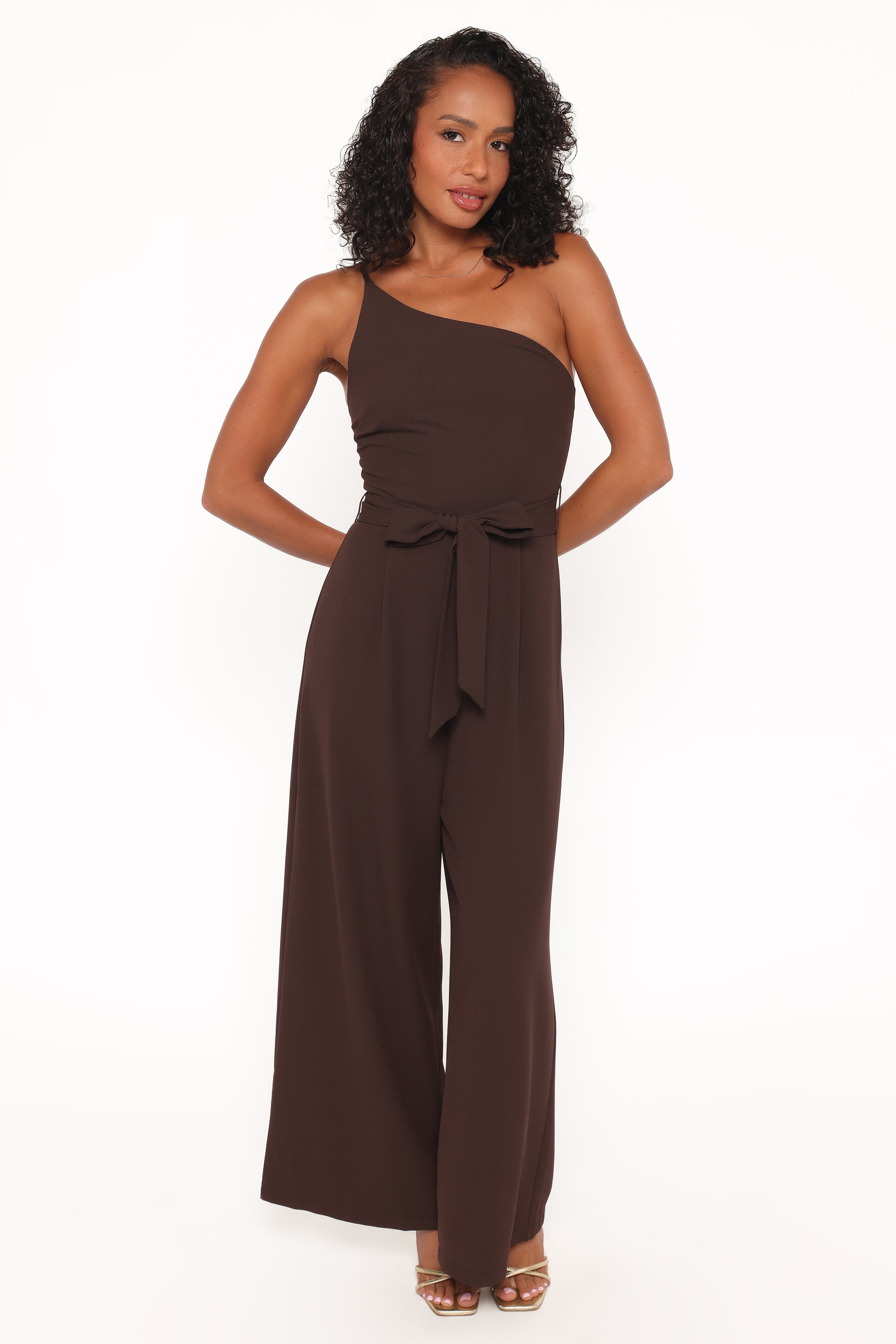 Petal and Pup USA PLAYSUITS Leyton Jumpsuit - Chocolate Brown