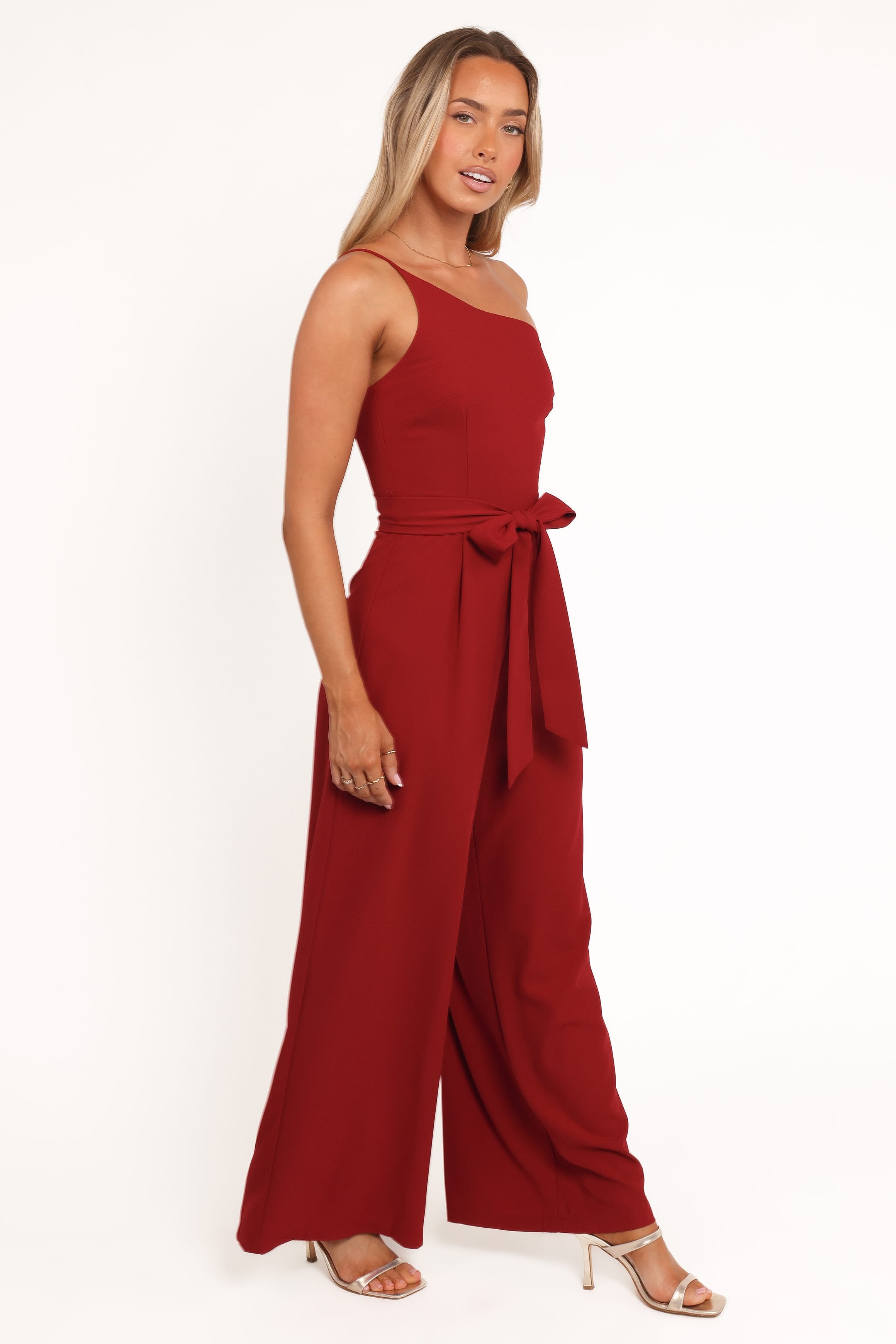 Petal and Pup USA PLAYSUITS Leyton Jumpsuit - Deep Red