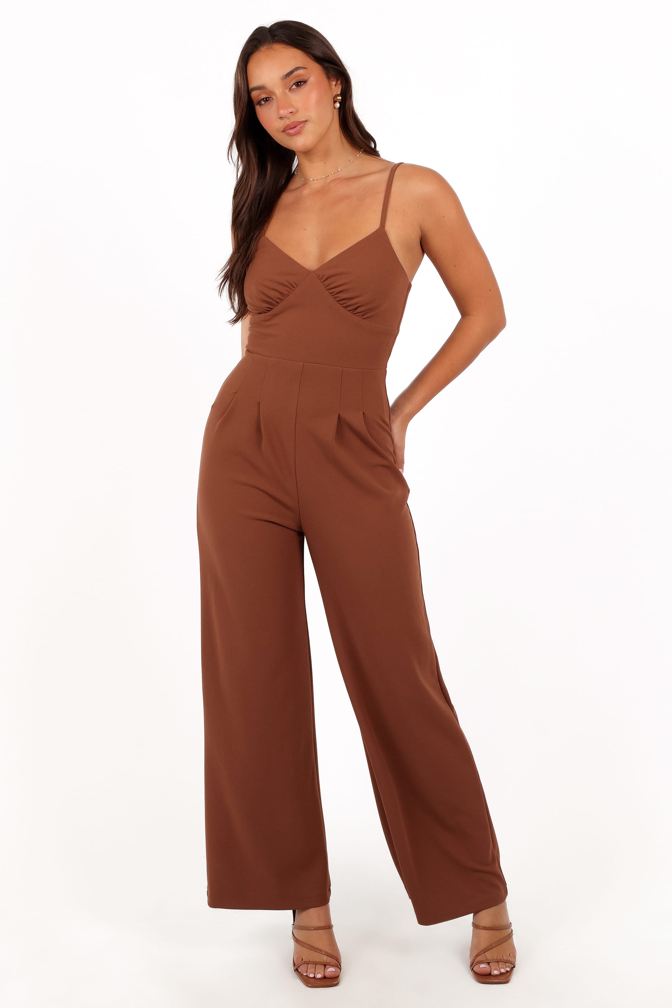 Petal and Pup USA PLAYSUITS Maelle Jumpsuit - Banksia Brown