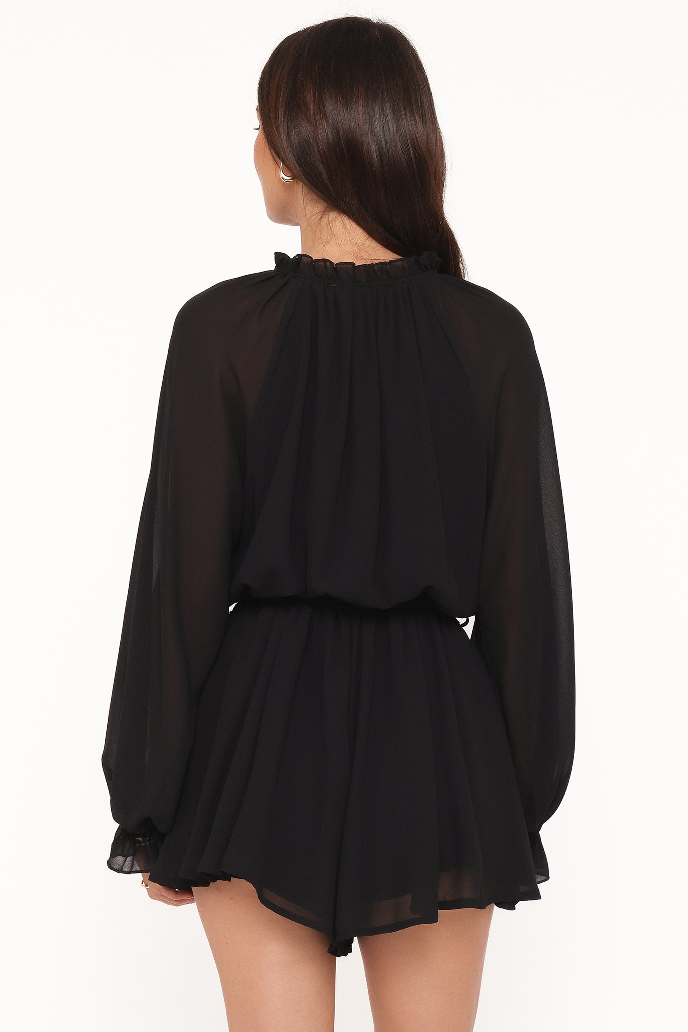 Petal and Pup USA PLAYSUITS Michelle Romper - Black