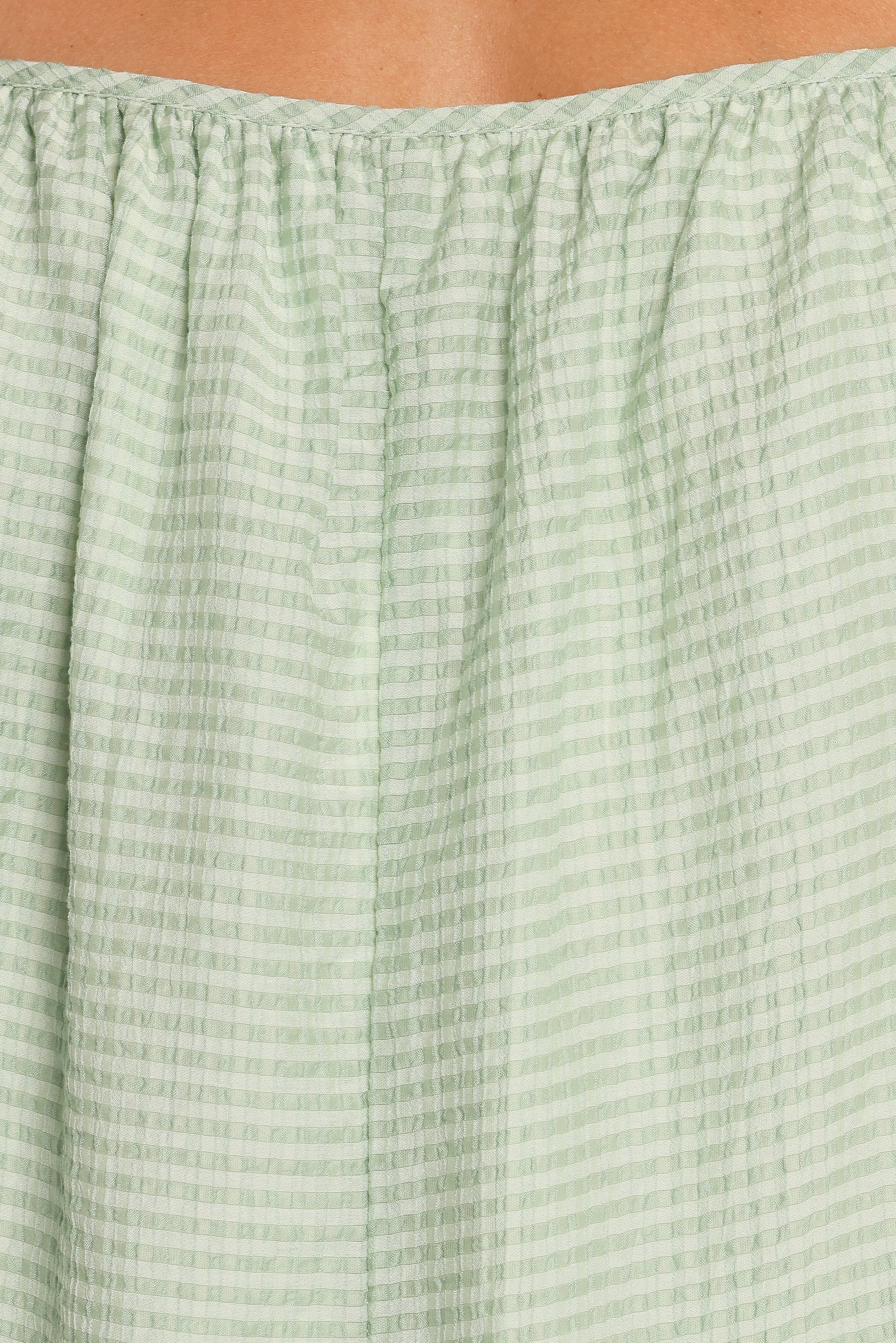 Petal and Pup USA PLAYSUITS Neva Romper - Green Gingham