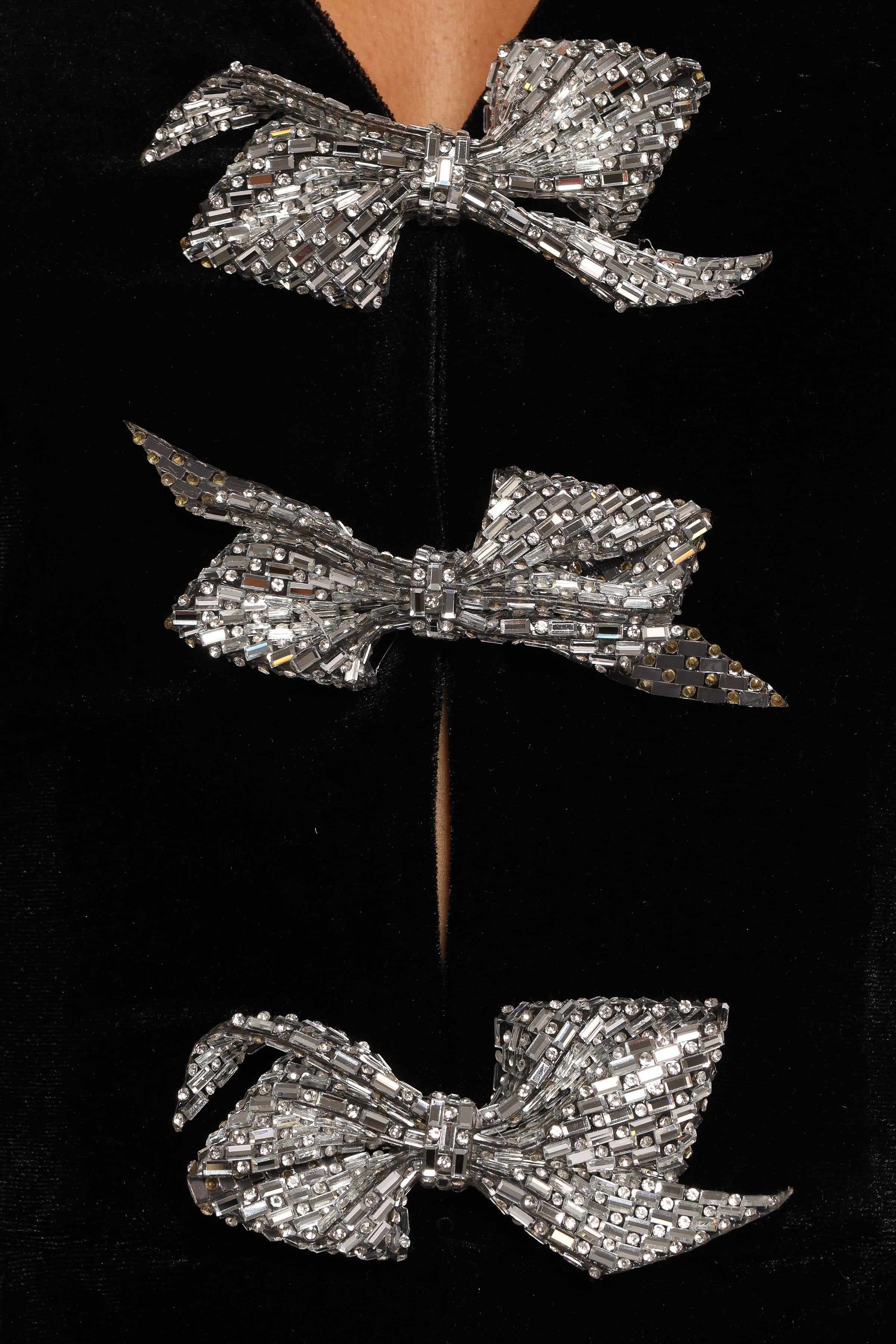 Petal and Pup USA PLAYSUITS Norah Velvet Romper - Black