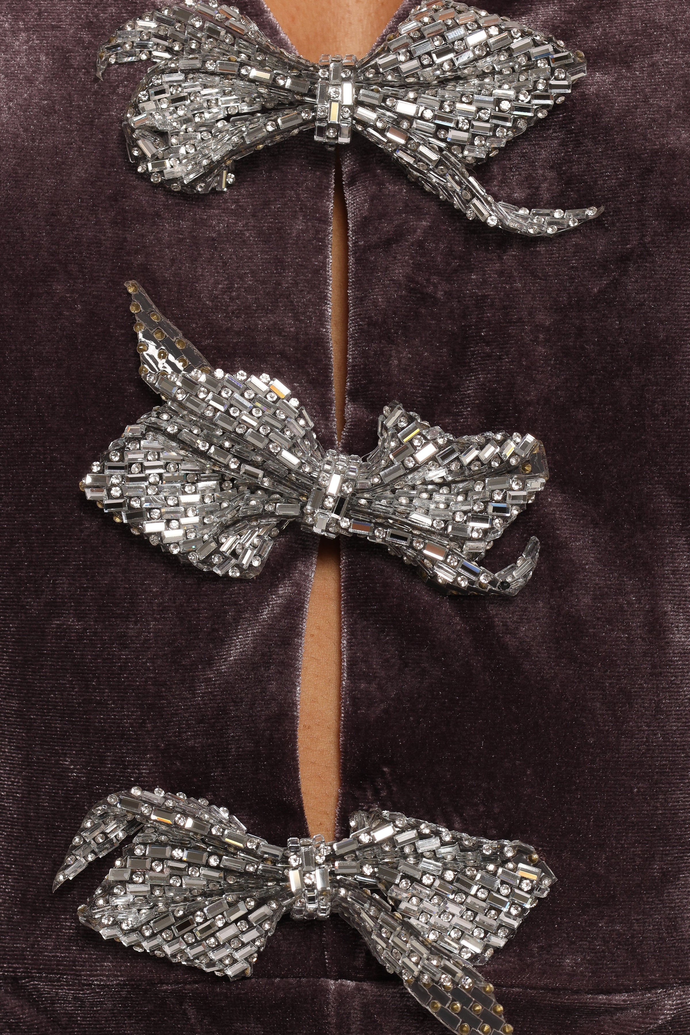 Petal and Pup USA PLAYSUITS Norah Velvet Romper - Dark Purple