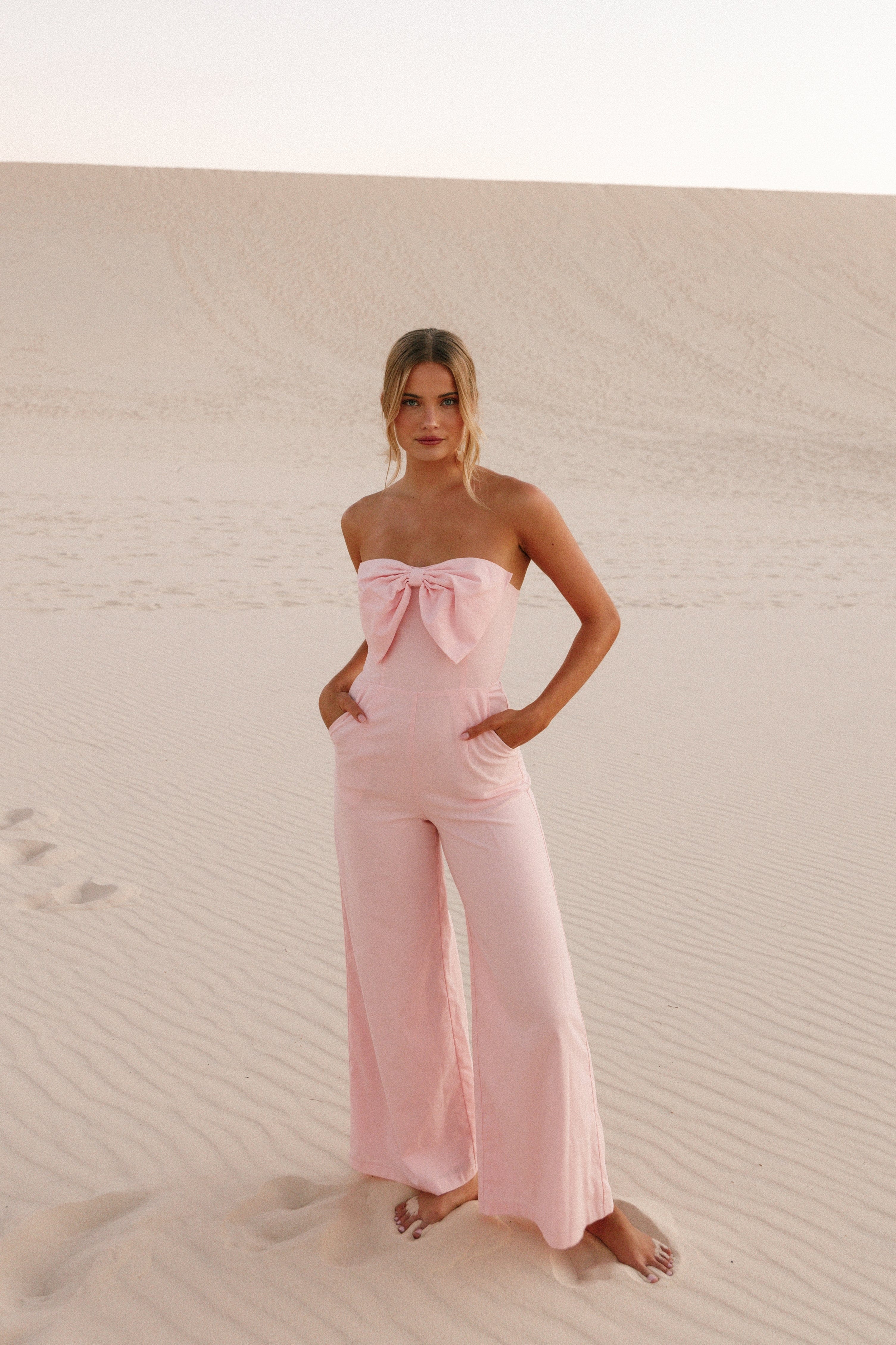 Petal and Pup USA PLAYSUITS Poppy Jumpsuit - Petal Pink