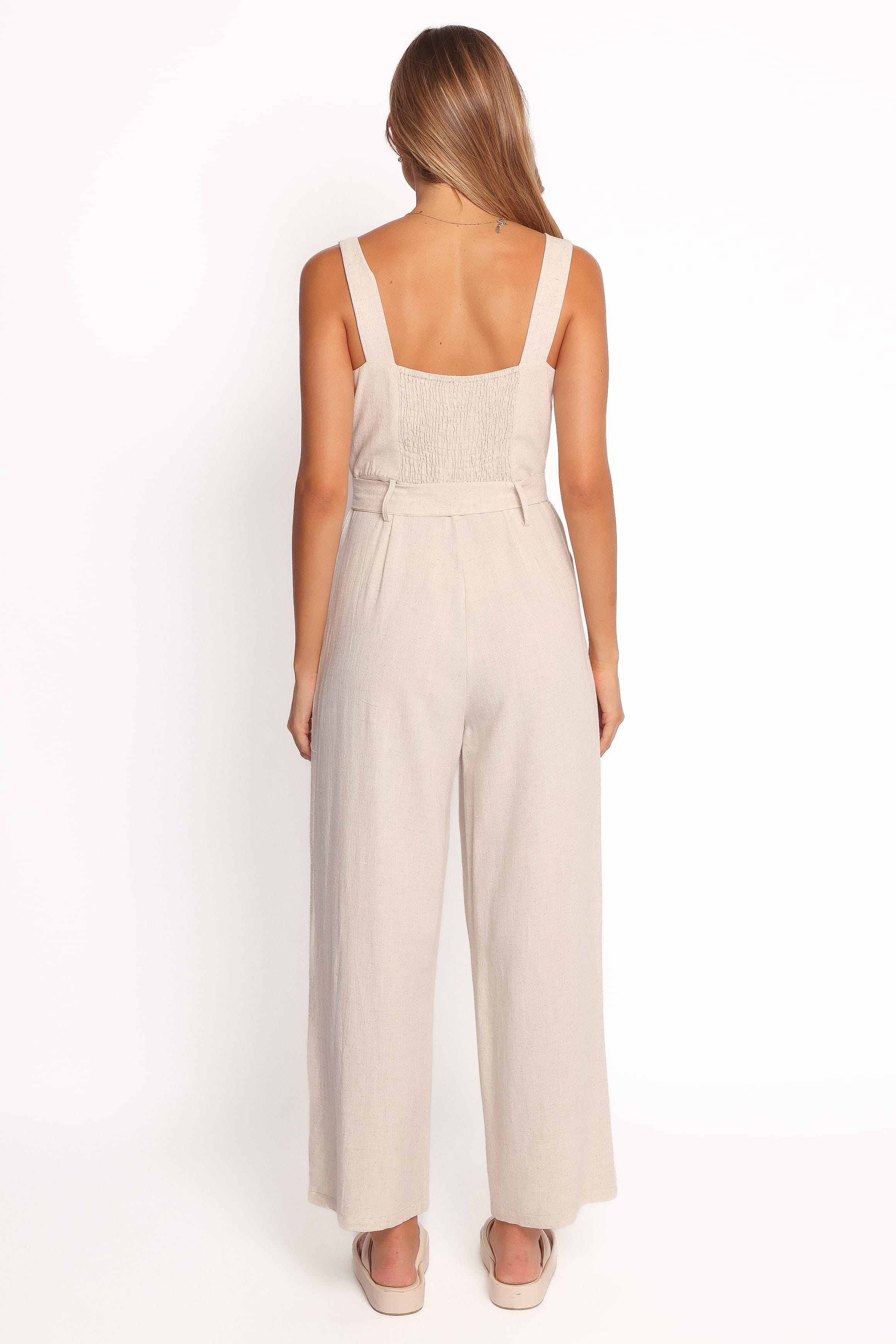 Petal and Pup USA PLAYSUITS Rachel Jumpsuit - Beige