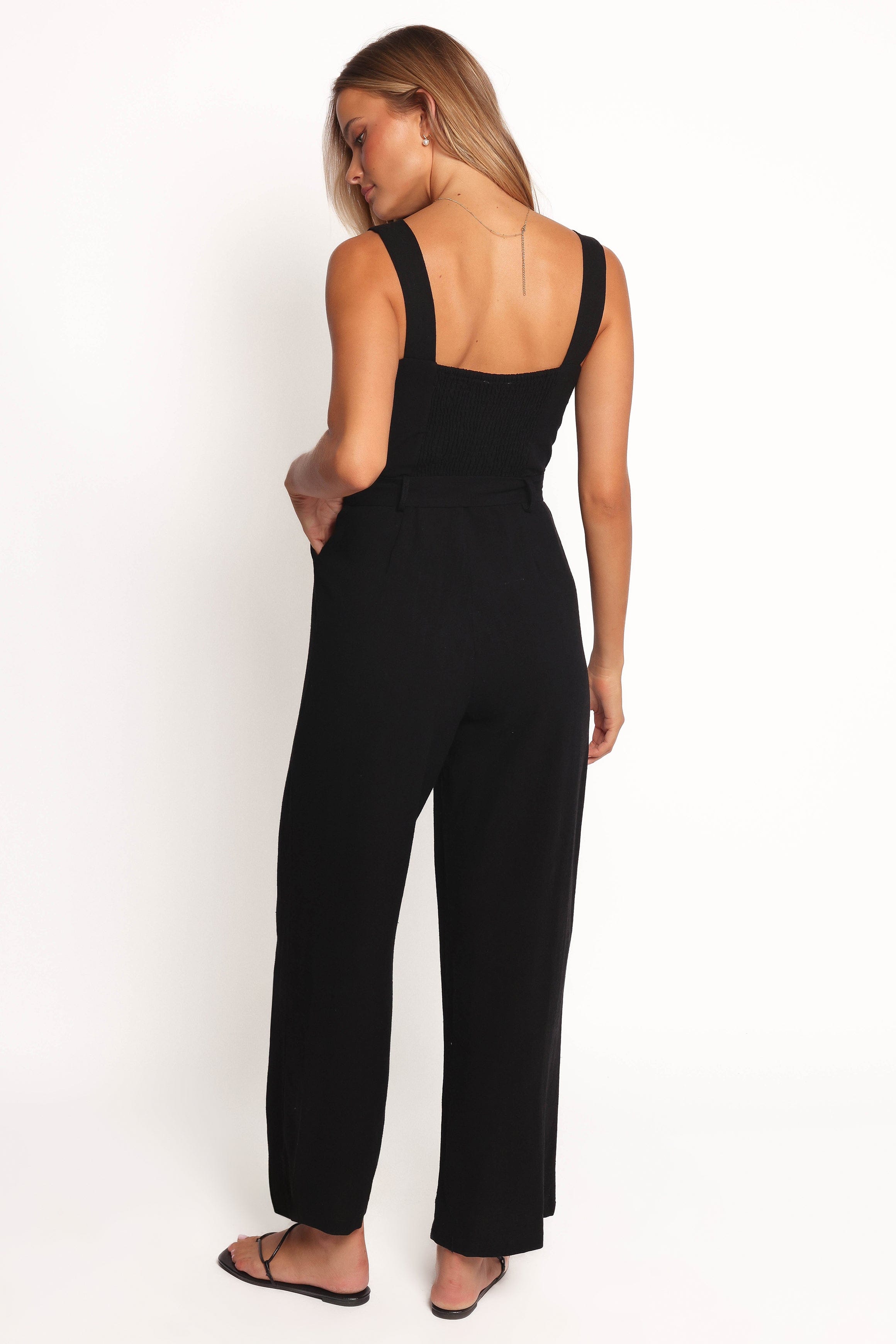 Petal and Pup USA PLAYSUITS Rachel Jumpsuit - Black